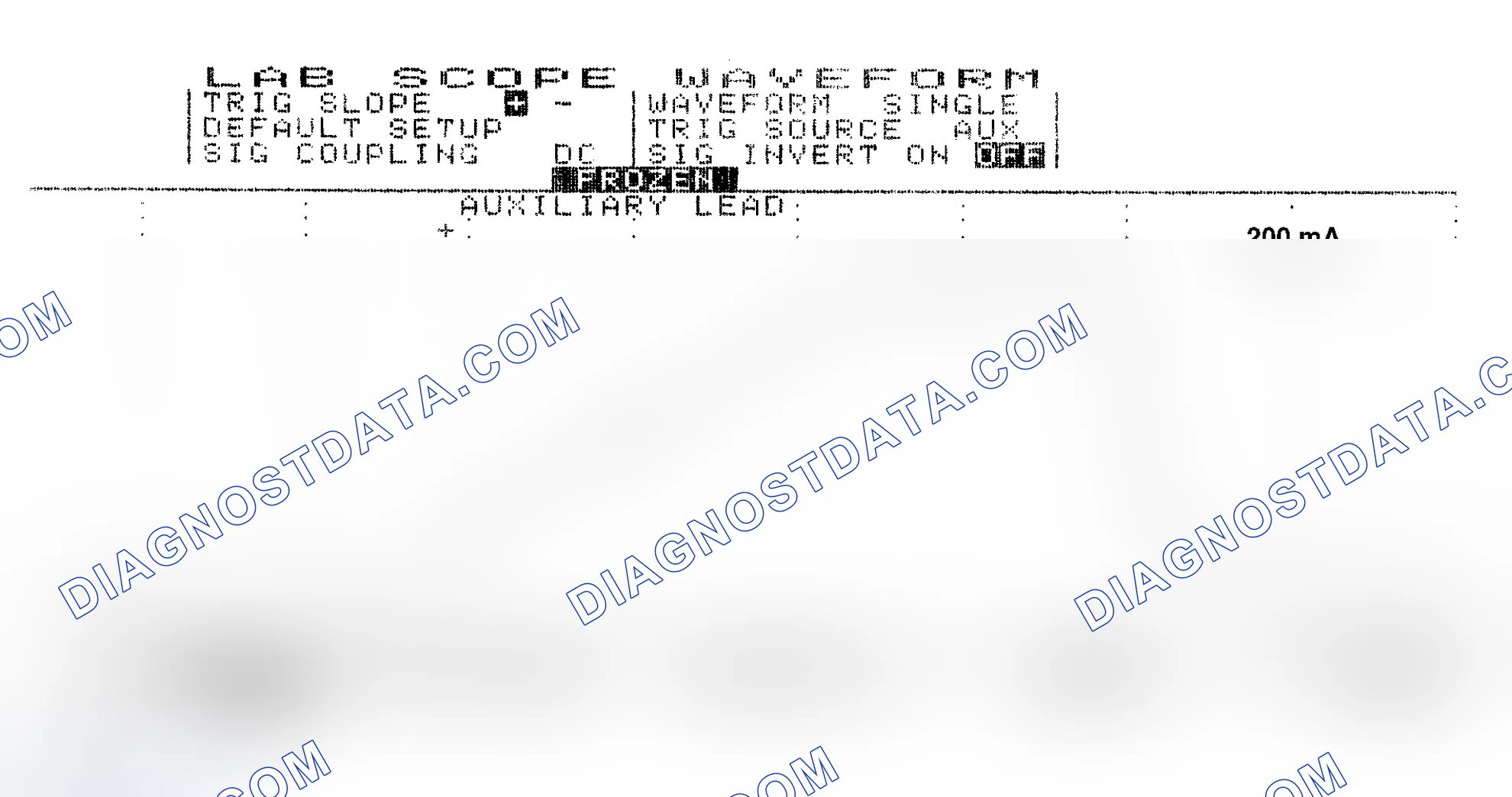 Scheme 13: Single Injector w/Normal Current Flow - Current Pattern