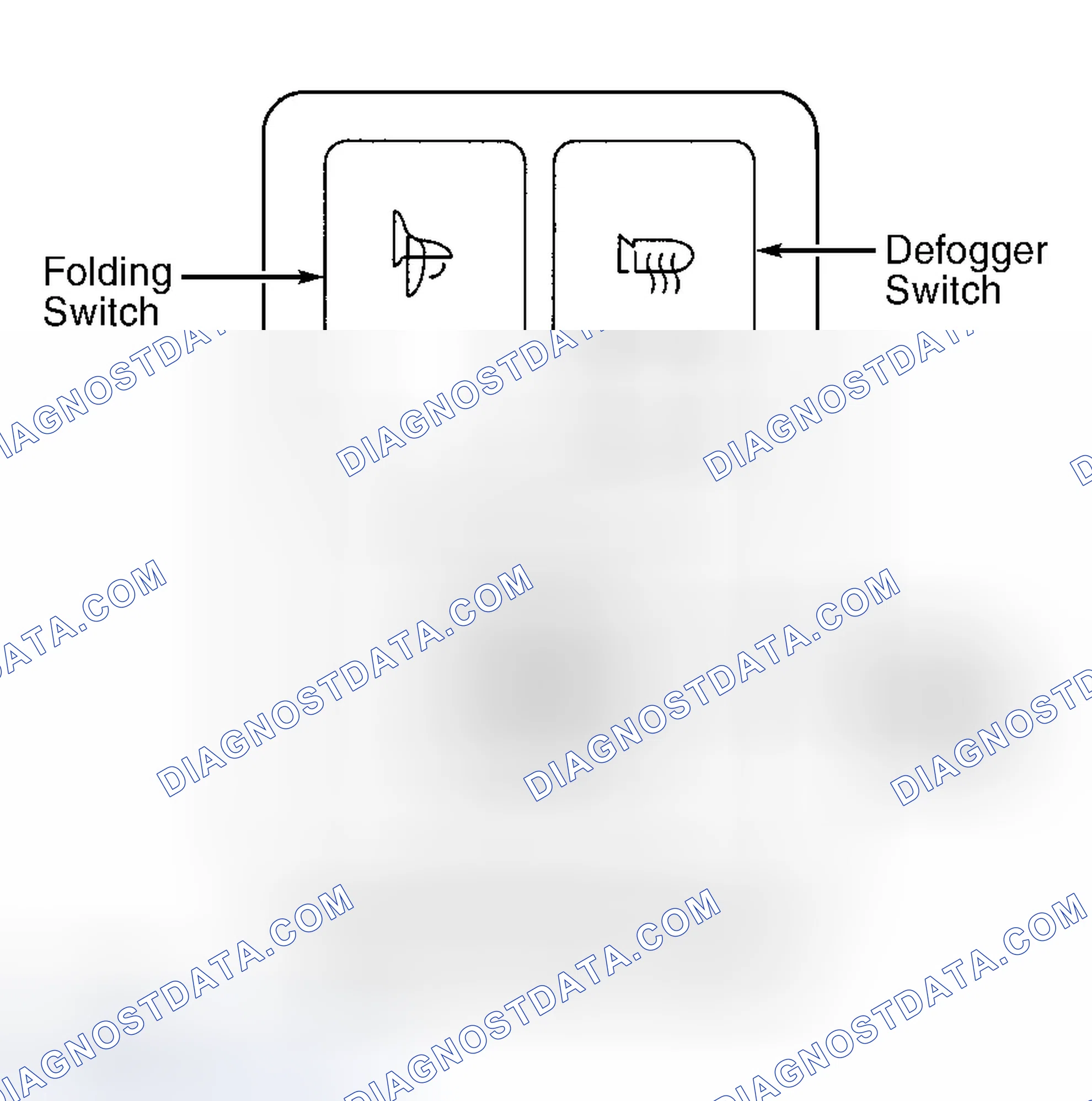 Scheme 5: MIRROR CONTROL PANEL SWITCHES