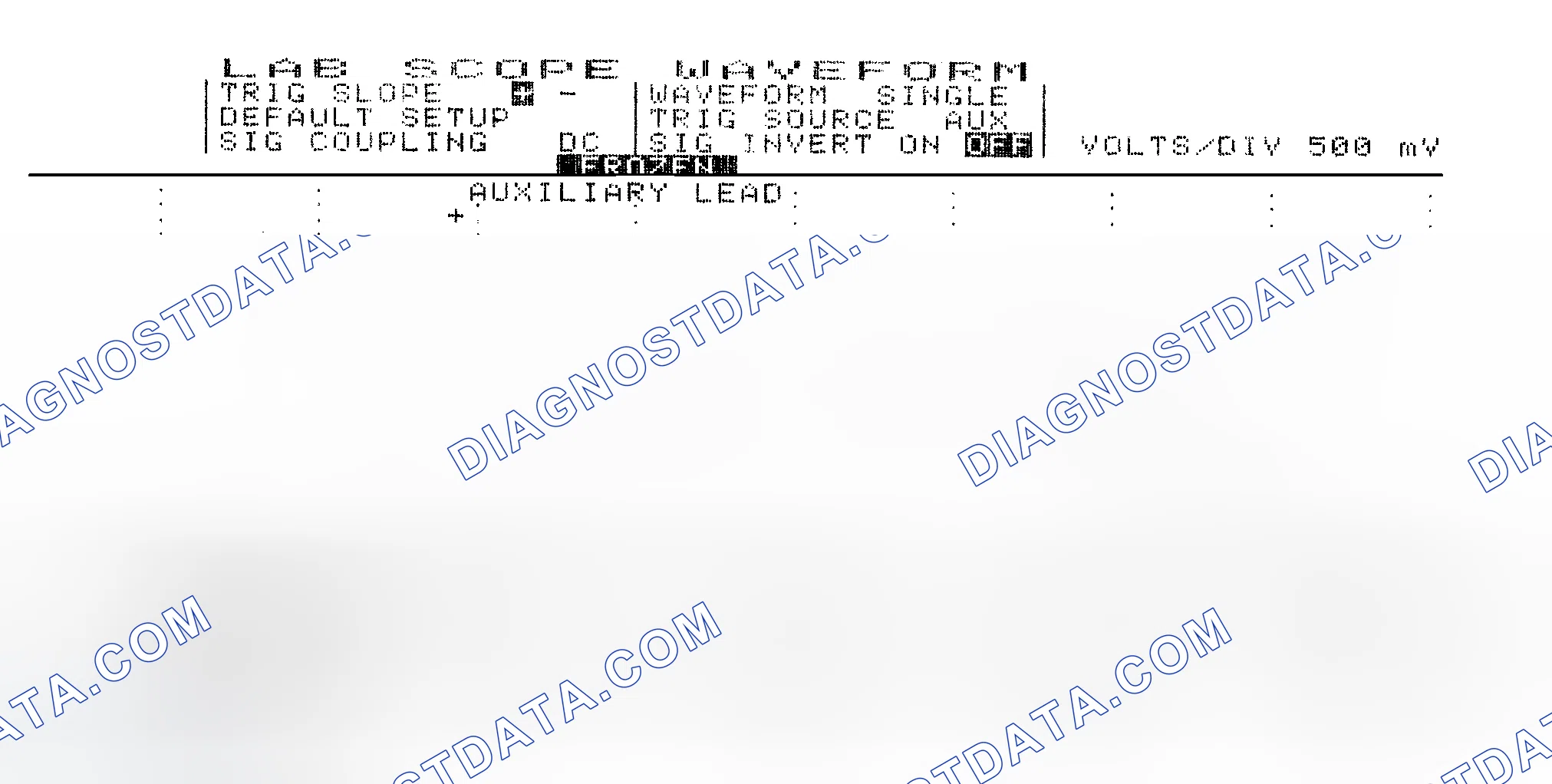 Scheme 14: Single Injector w/Excessive Current Flow - Current Pattern