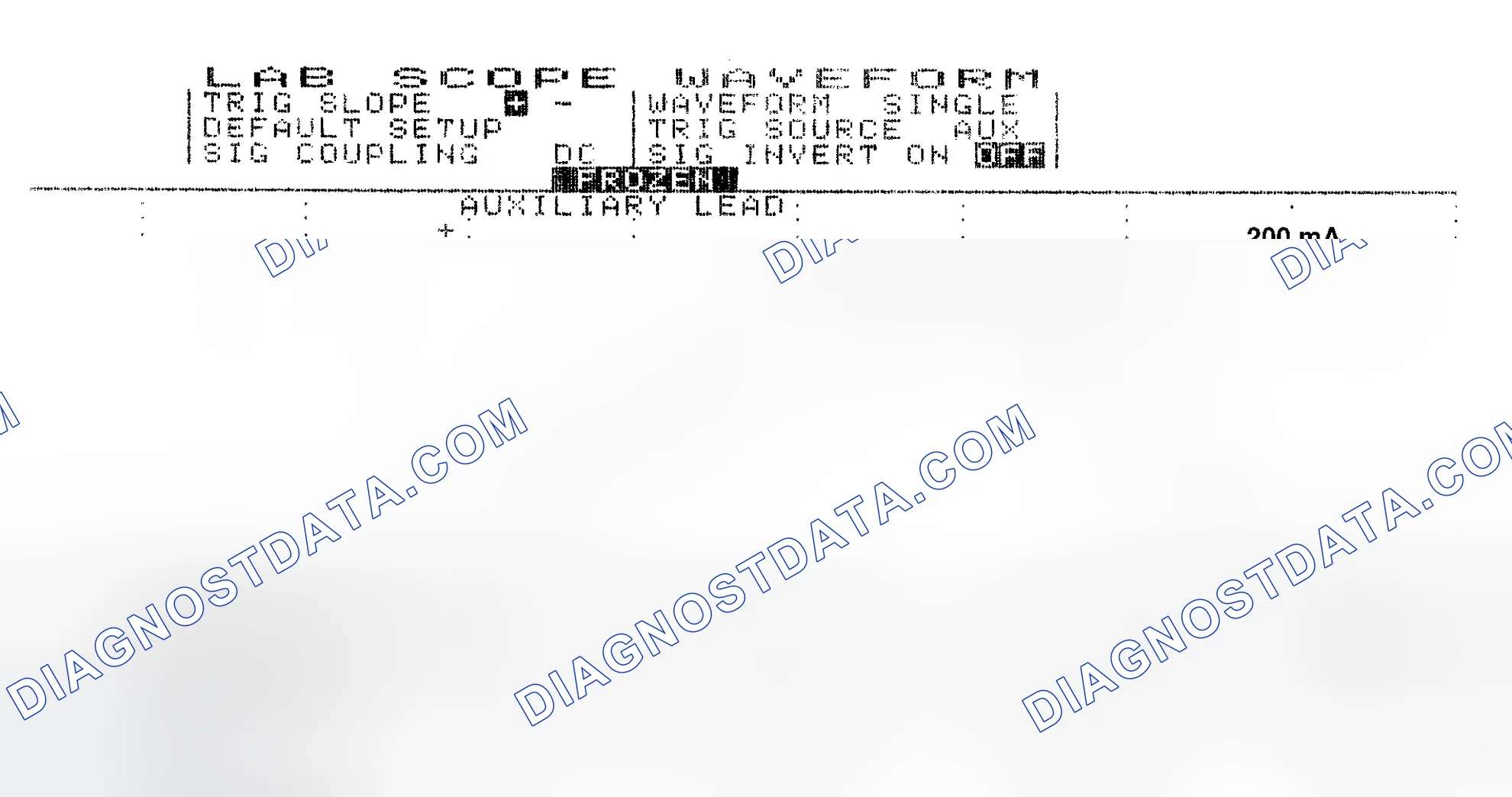 Scheme 13: Single Injector w/Normal Current Flow - Current Pattern