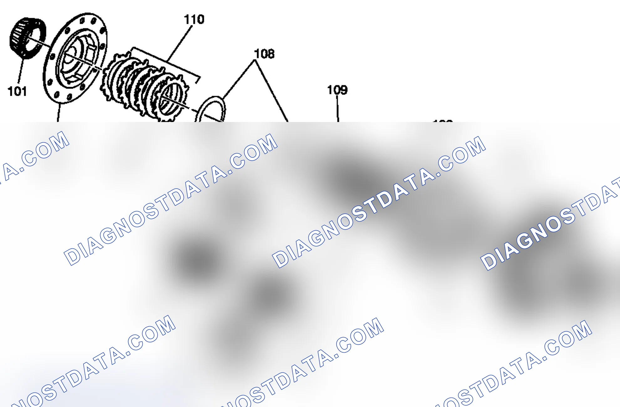 Scheme 3: Limited Slip Differential Disassembled Views