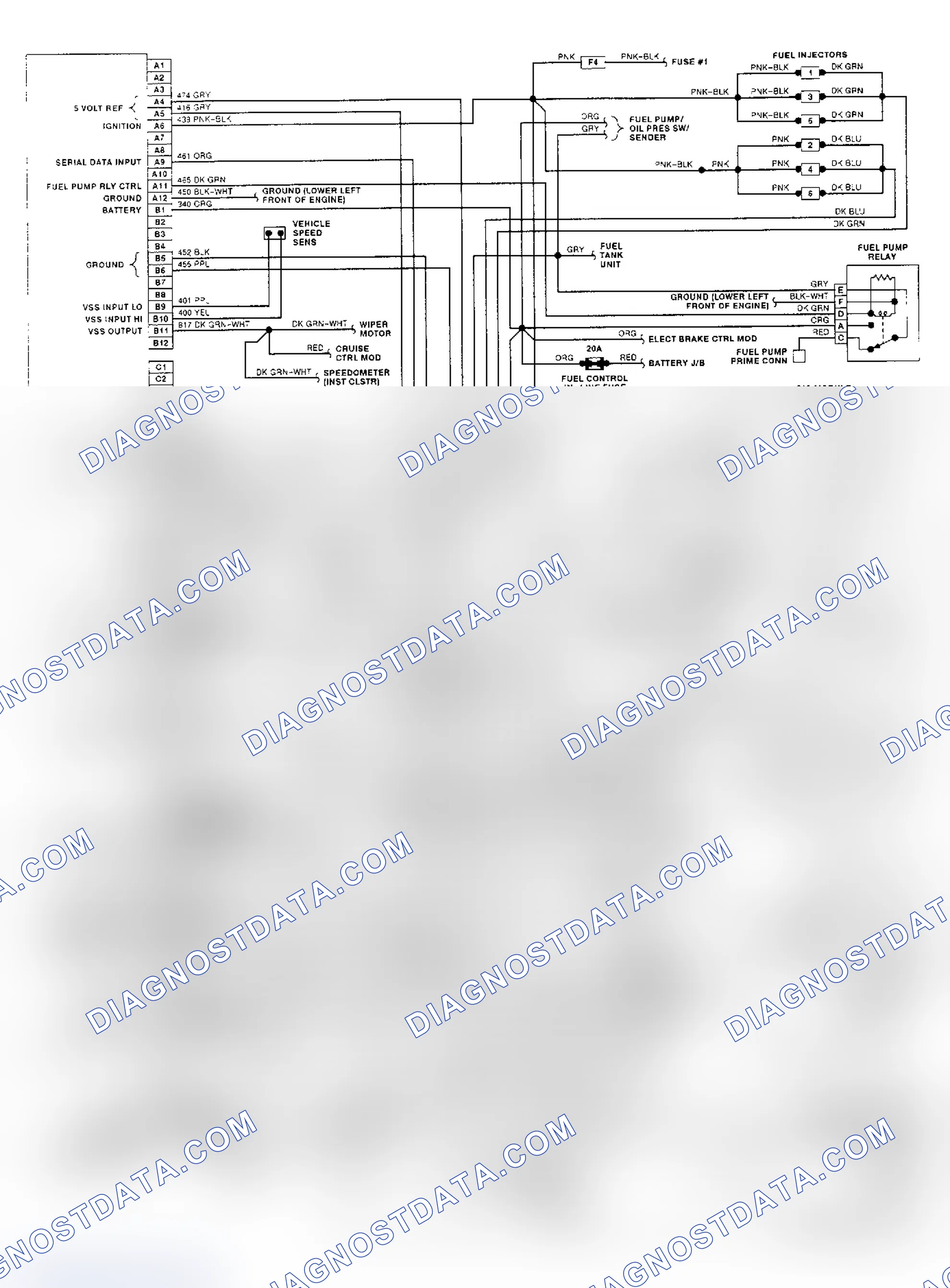 Scheme 13: 3.1L (VIN T) ECM Wiring Diagram (Beretta & Corsica)