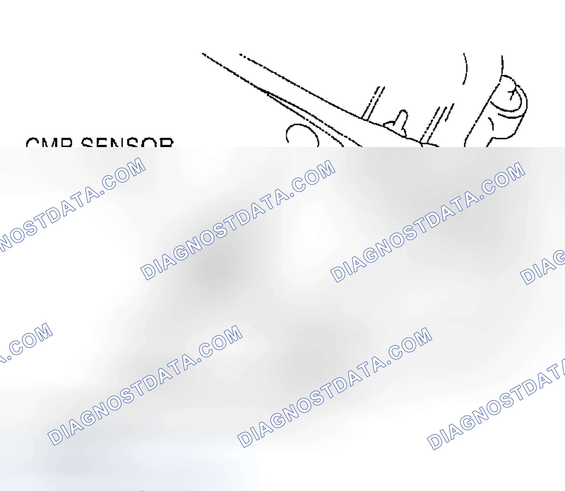 Scheme 411: CAMSHAFT POSITION (CMP) SENSOR REMOVAL/INSTALLATION