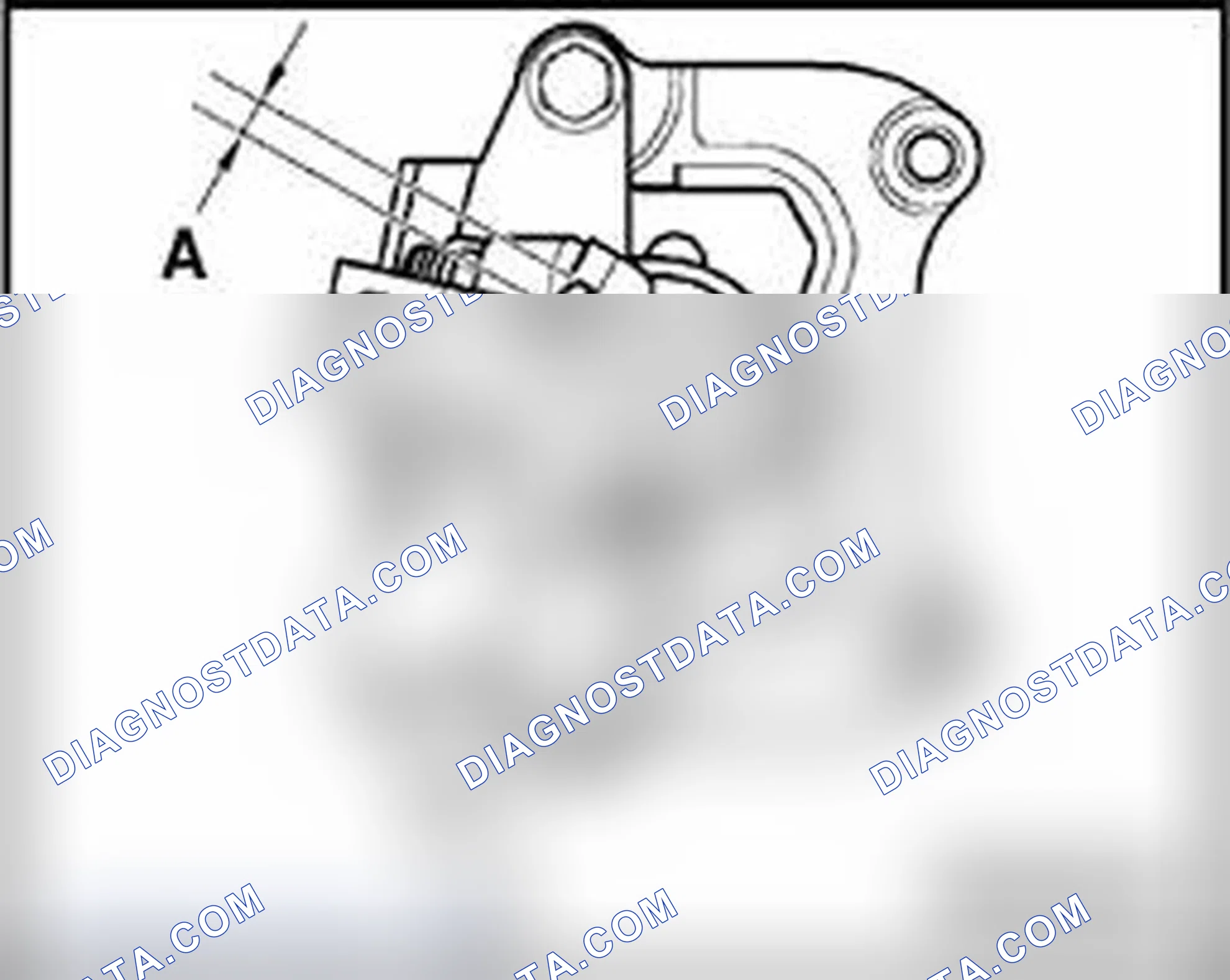 Scheme 93: Parking brake, adjusting