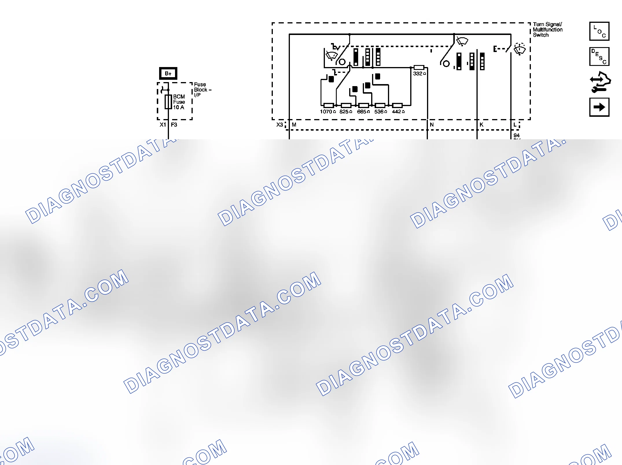 Scheme 1: Wiper/Washer Schematics
