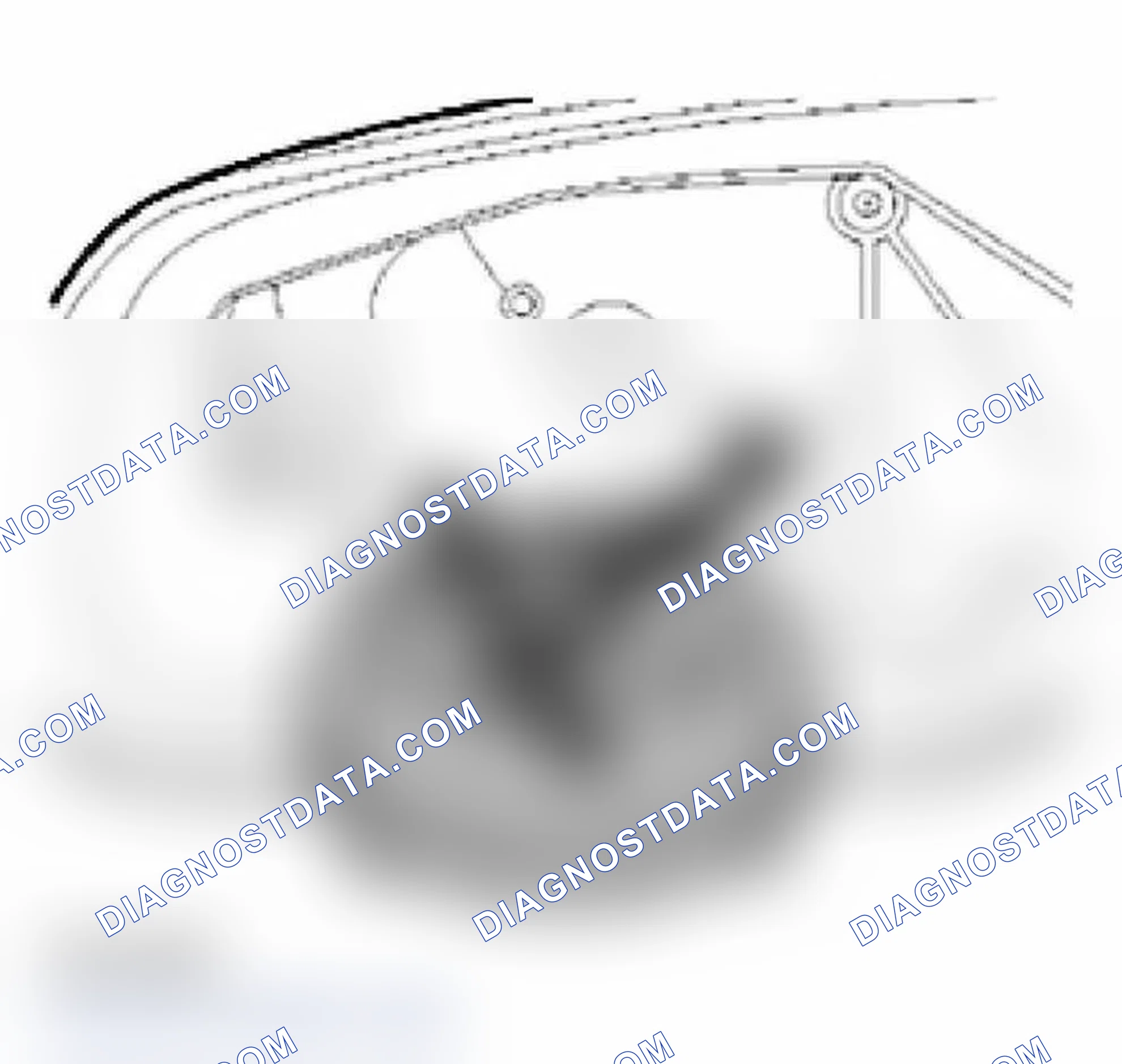 Scheme 25: Electric mirror adjusting unit, replacing