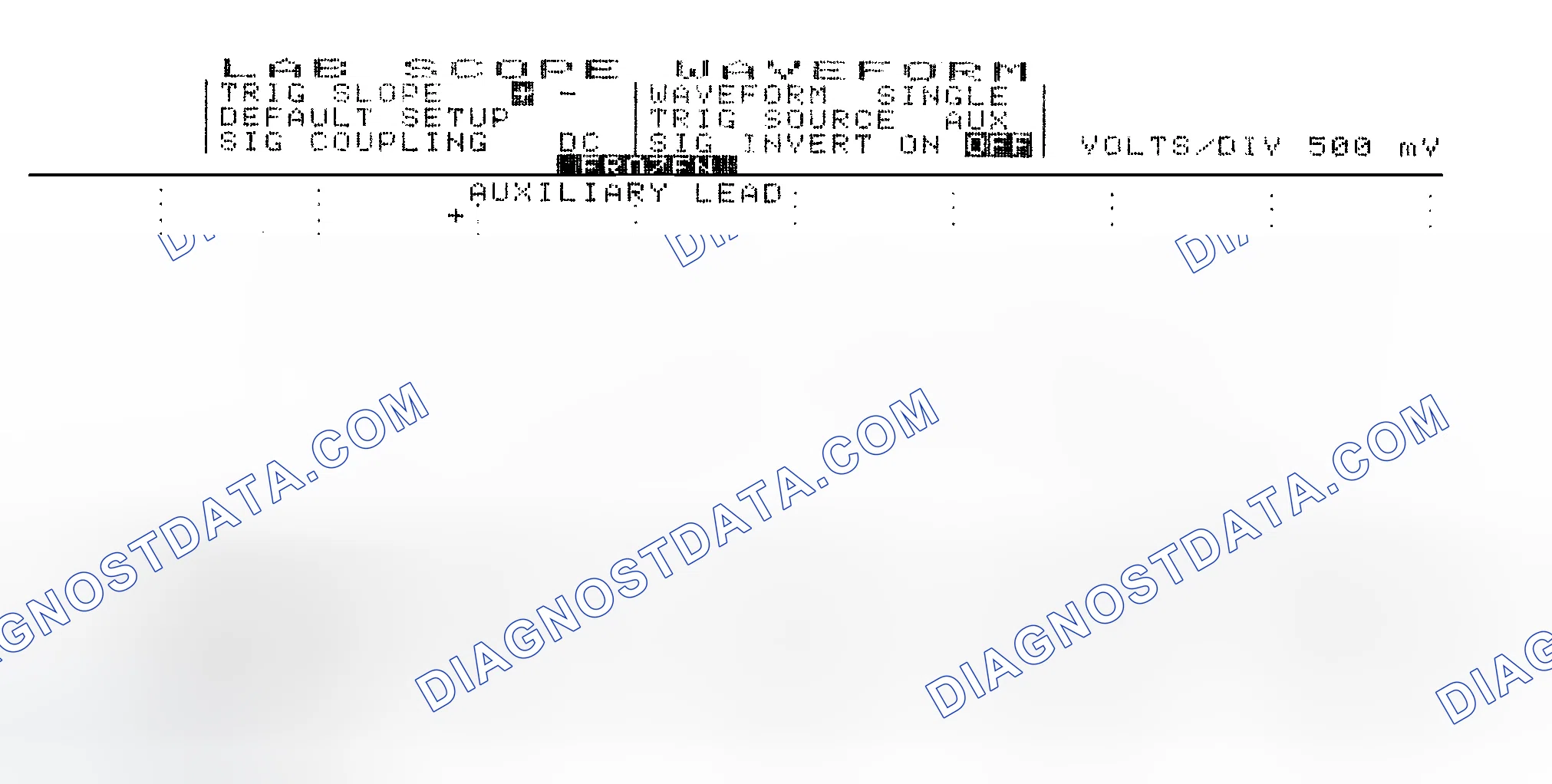 Scheme 14: Single Injector w/Excessive Current Flow - Current Pattern