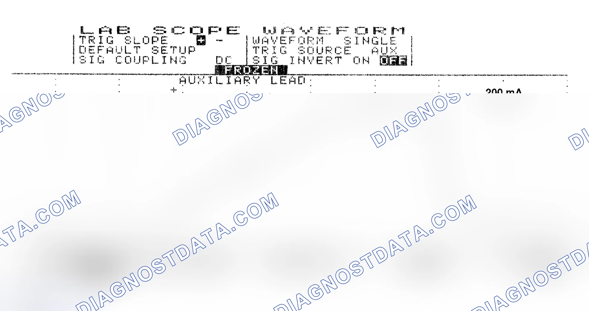 Scheme 13: Single Injector w/Normal Current Flow - Current Pattern