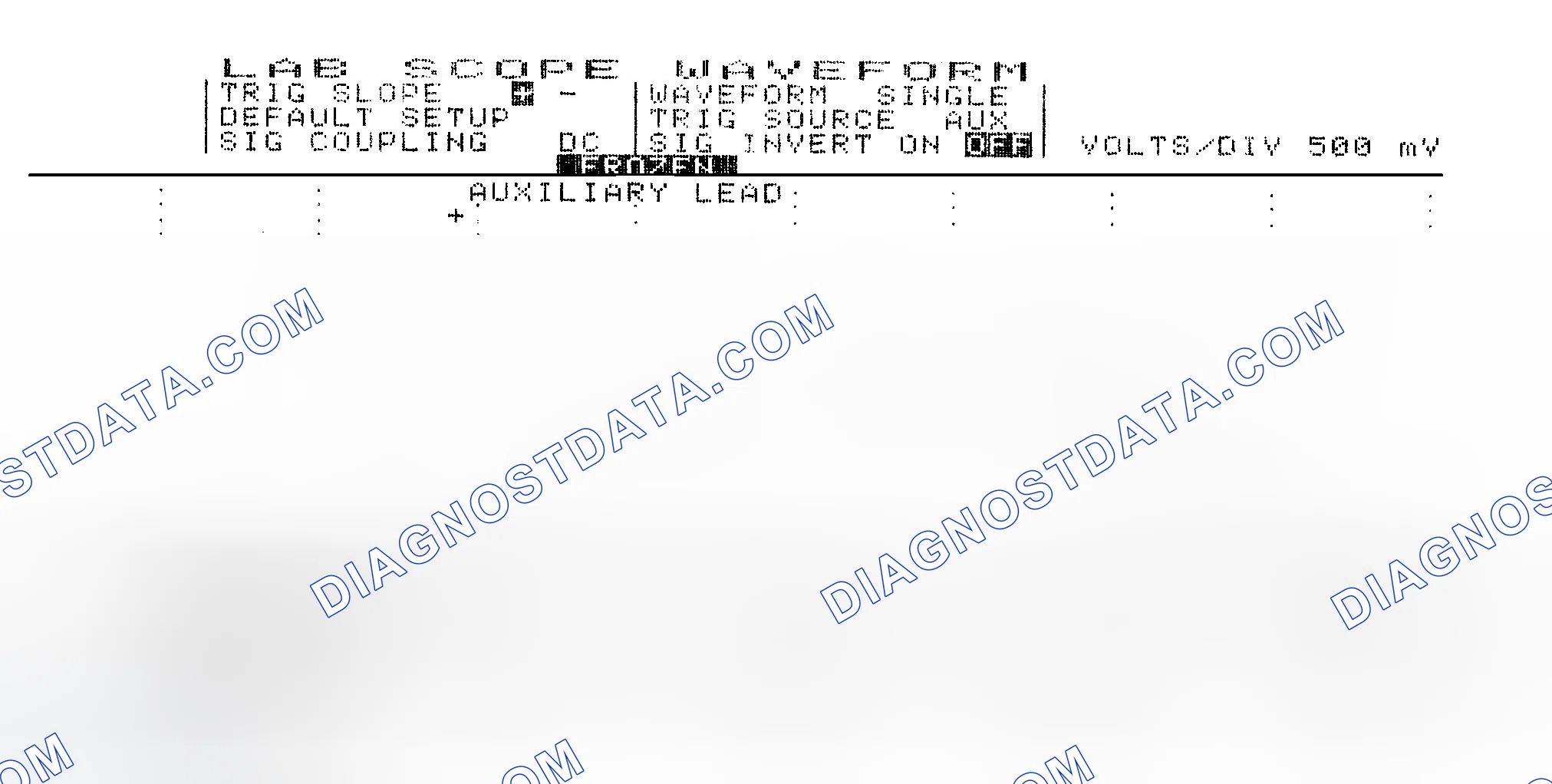 Scheme 14: Single Injector w/Excessive Current Flow - Current Pattern