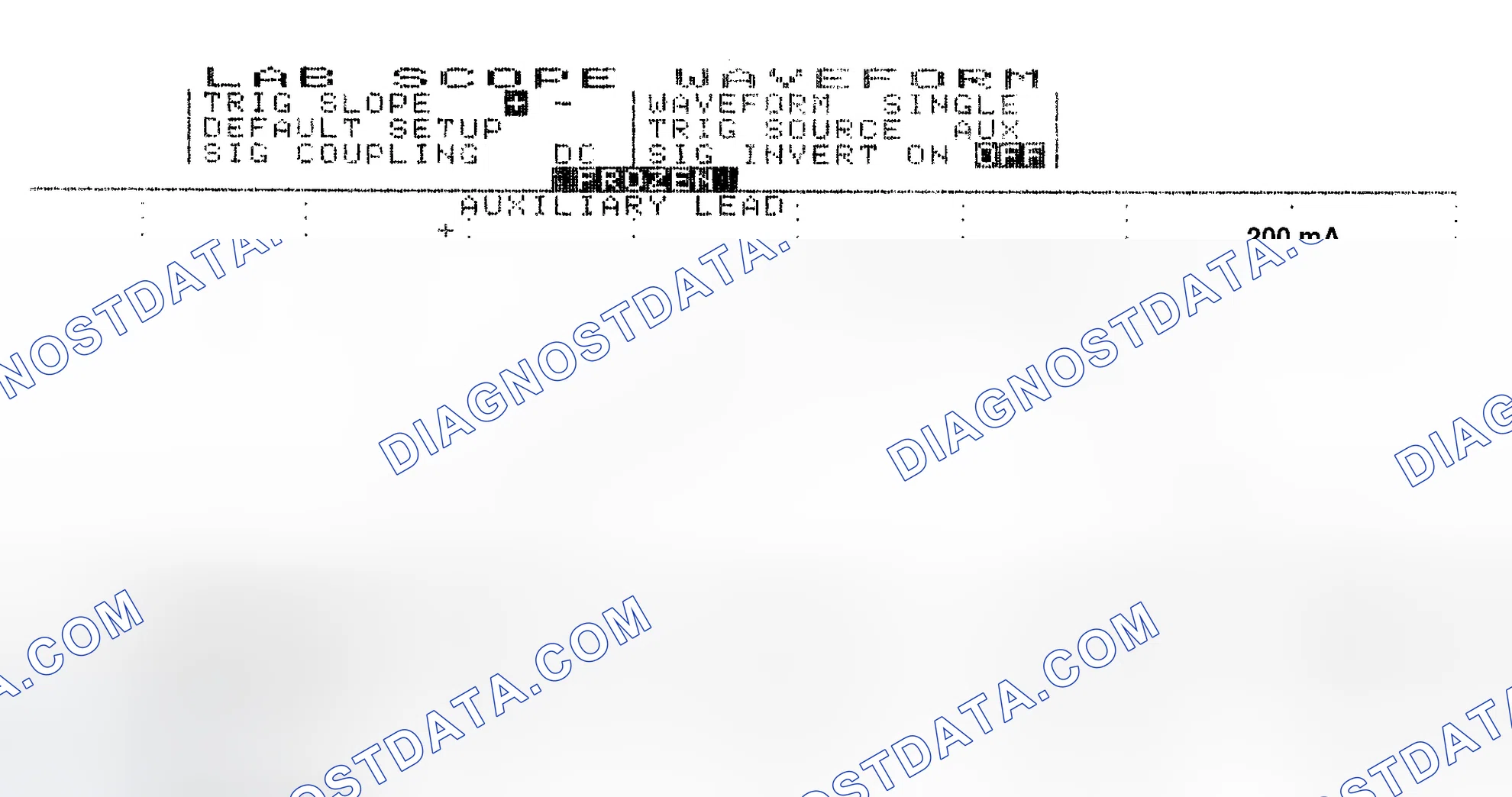 Scheme 13: Single Injector w/Normal Current Flow - Current Pattern