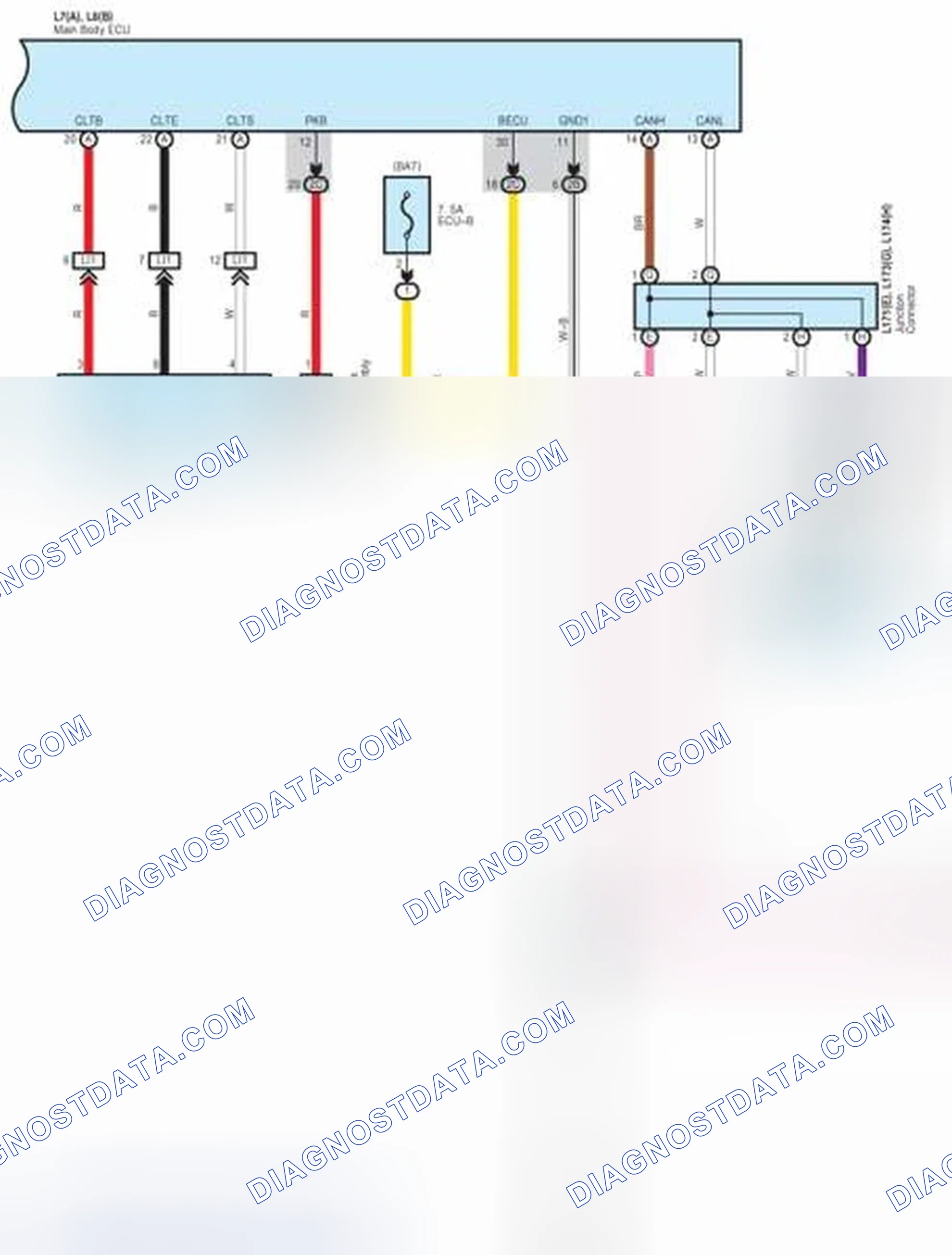 Scheme 622: Headlight System Wiring Diagram (6 Of 7)