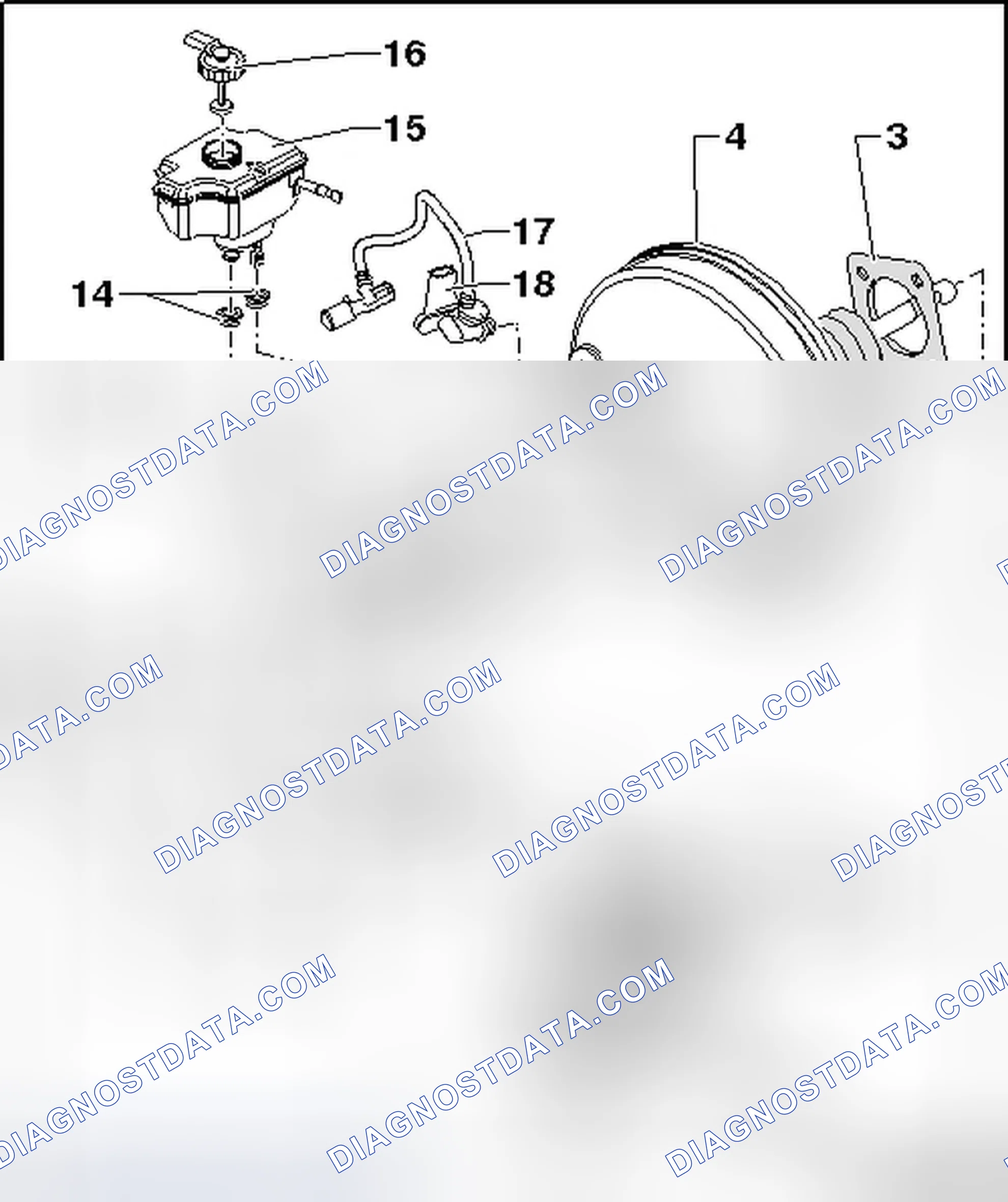 Scheme 6: BRAKE BOOSTER AND MASTER BRAKE CYLINDER ASSEMBLY OVERVIEW