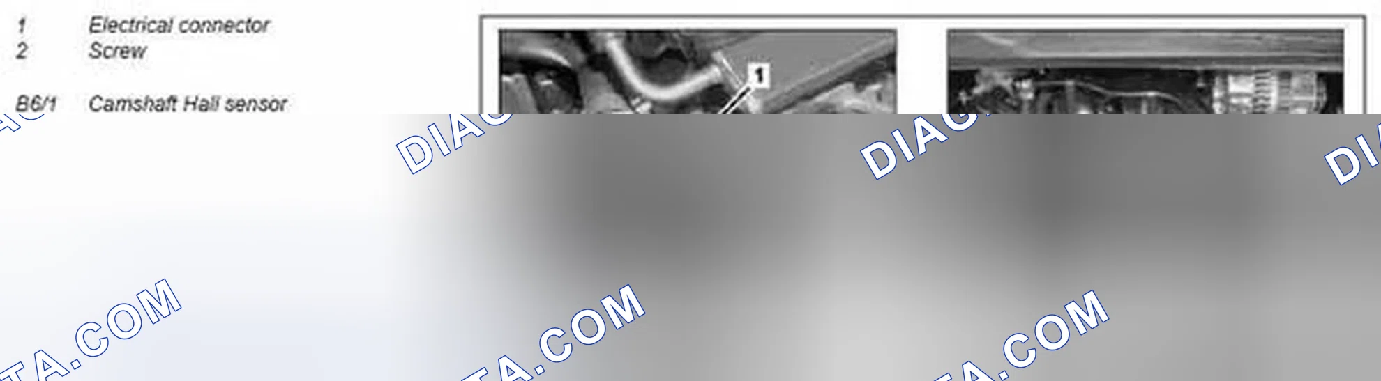 Scheme 43: Remove/install camshaft position sensor - AR15.12-P-2140MCU