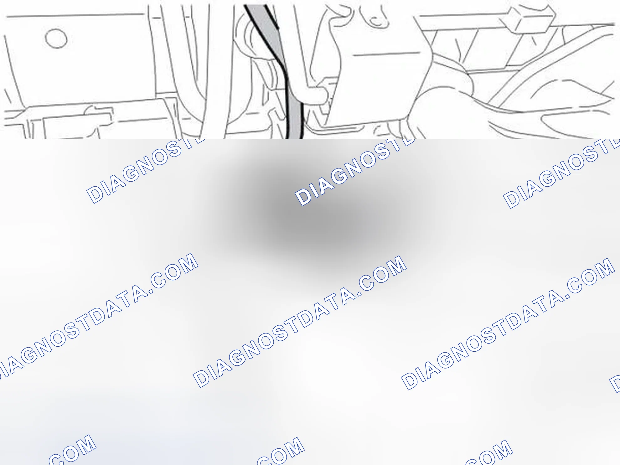 Scheme 65: DISCONNECTING THE ENGINE SPEED SENSOR