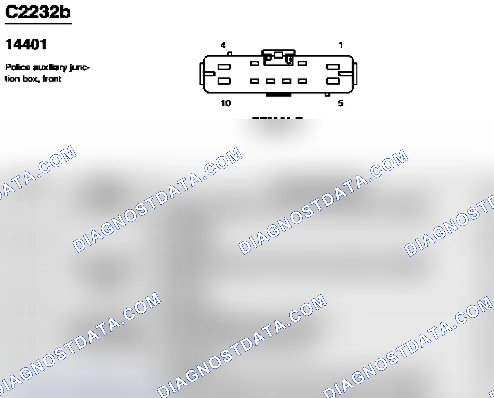 Scheme 348: Identifying Connectors C2232b, C2232c & C2232d