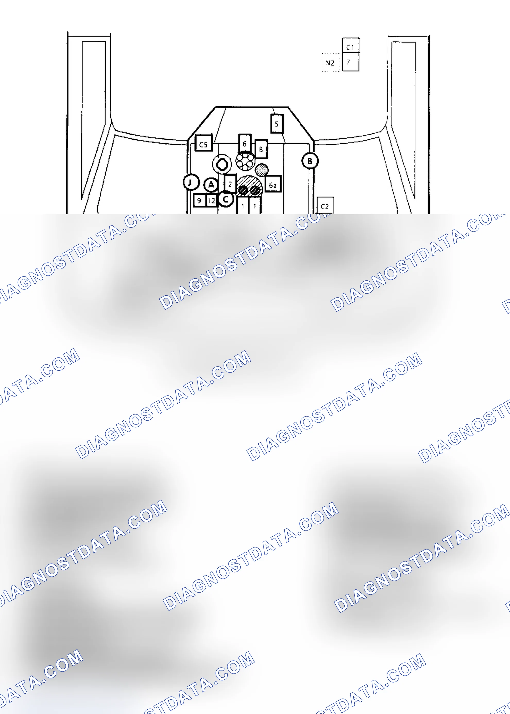 Scheme 147: Component Locations for "G" Series 5.0L & 5.7L
