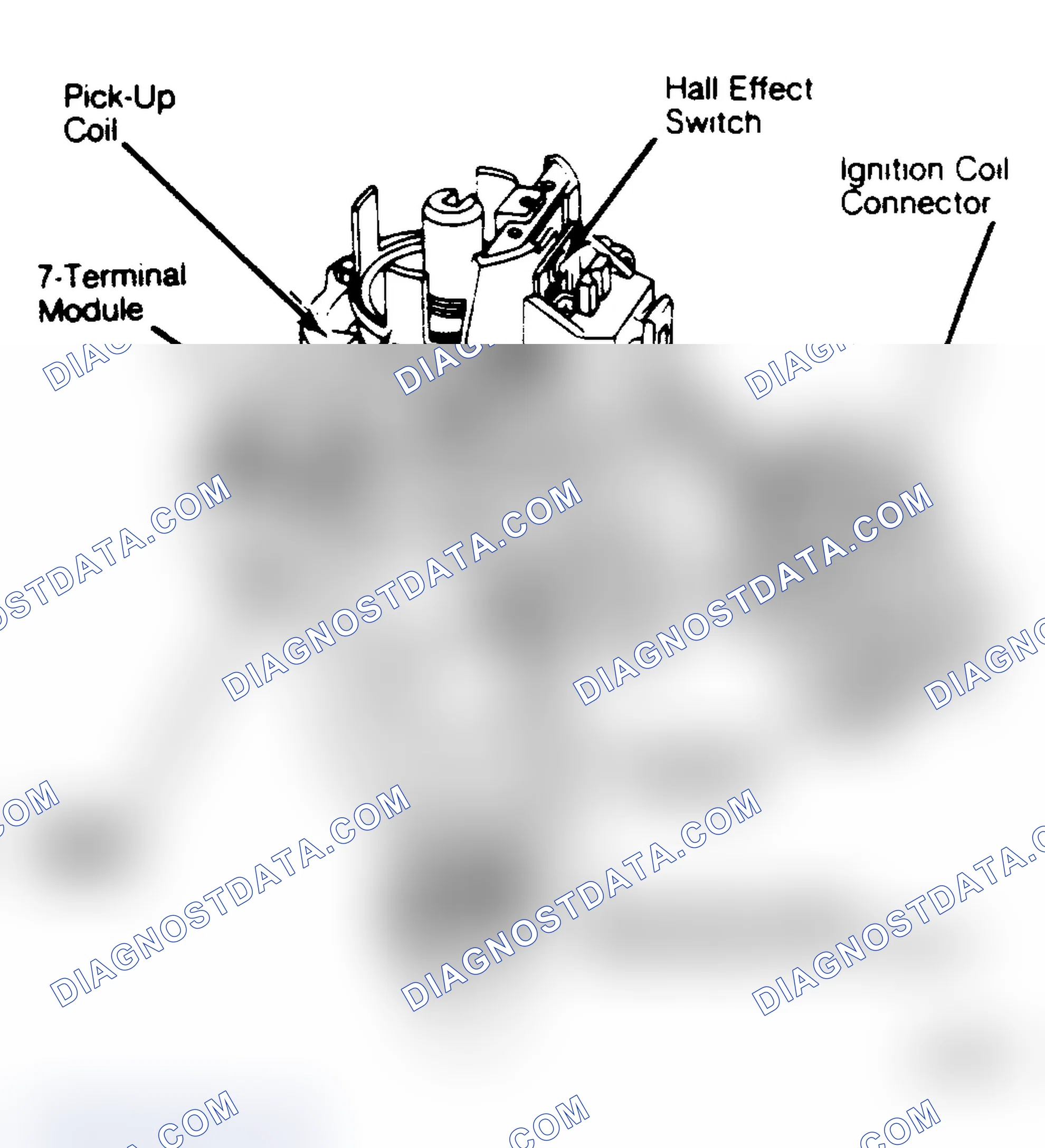 Scheme 2: HEI (EST) Distributor with Hall Effect Switch External coil model is shown.