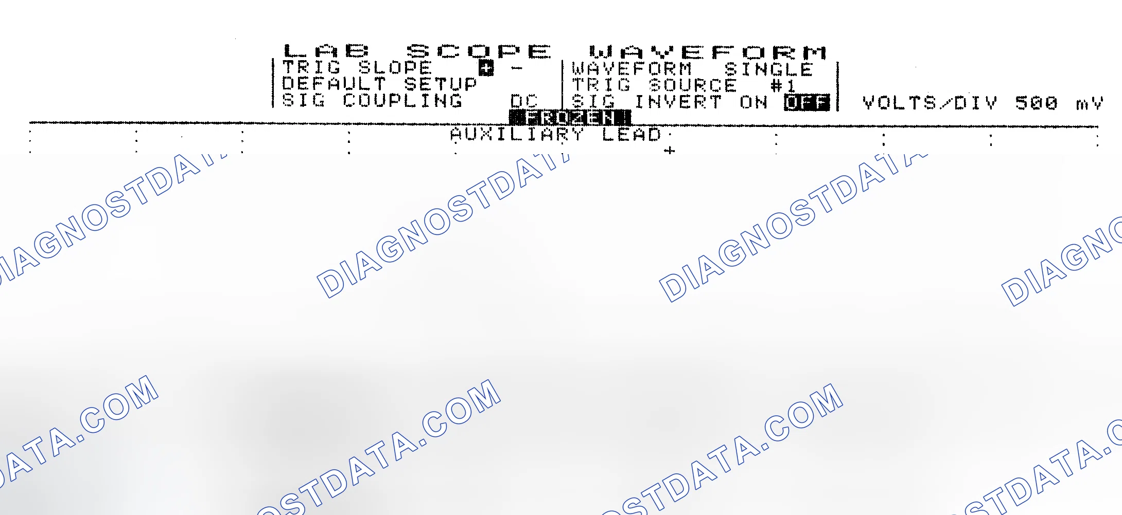 Scheme 10: Single Injector w/Excessive Current Flow - Current Pattern
