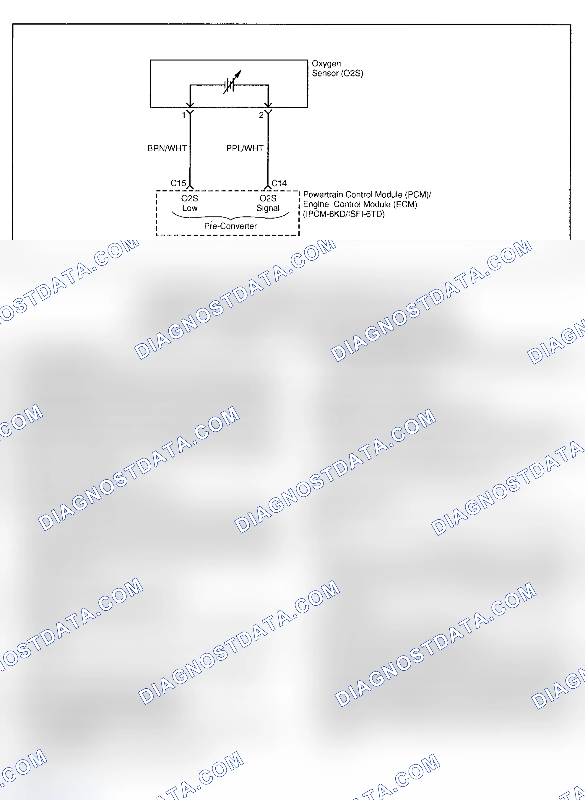 Scheme 231: DTC P1133: O2 BANK 1 SENSOR 1 TOO FEW TRANSITIONS