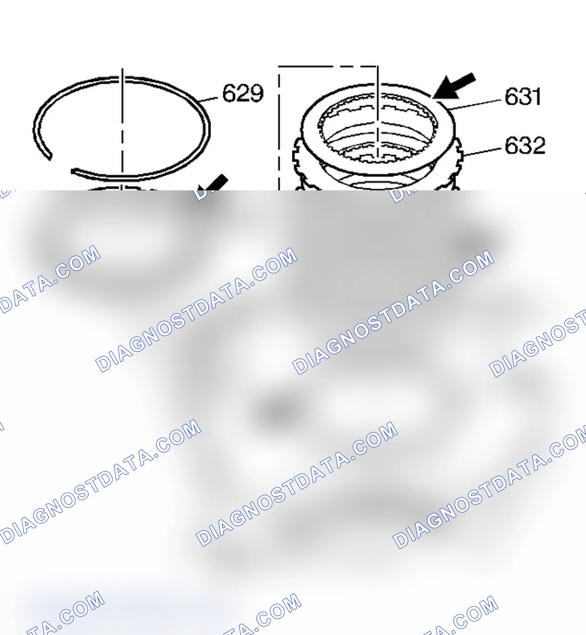Scheme 652: Intermediate Clutch Assembly Removal