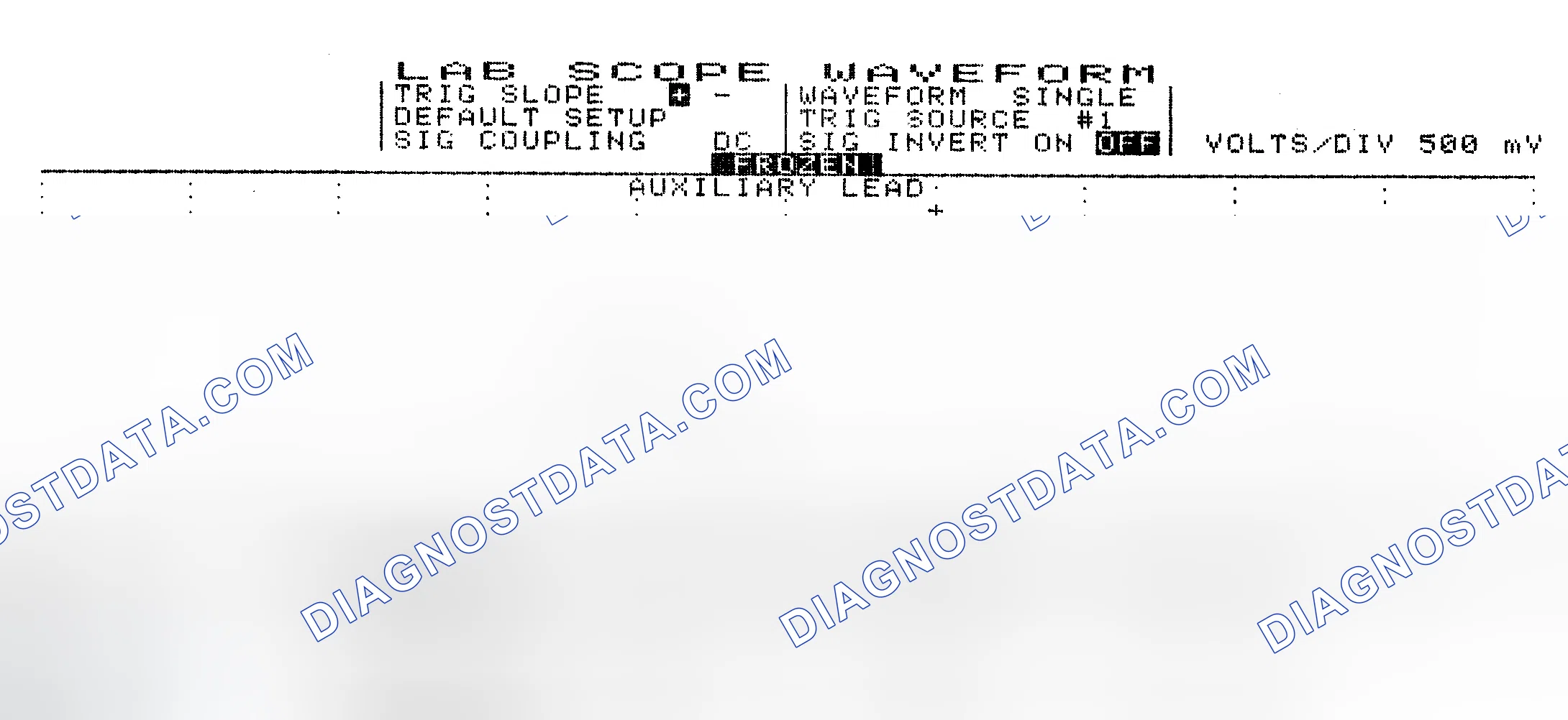 Scheme 10: Single Injector w/Excessive Current Flow - Current Pattern
