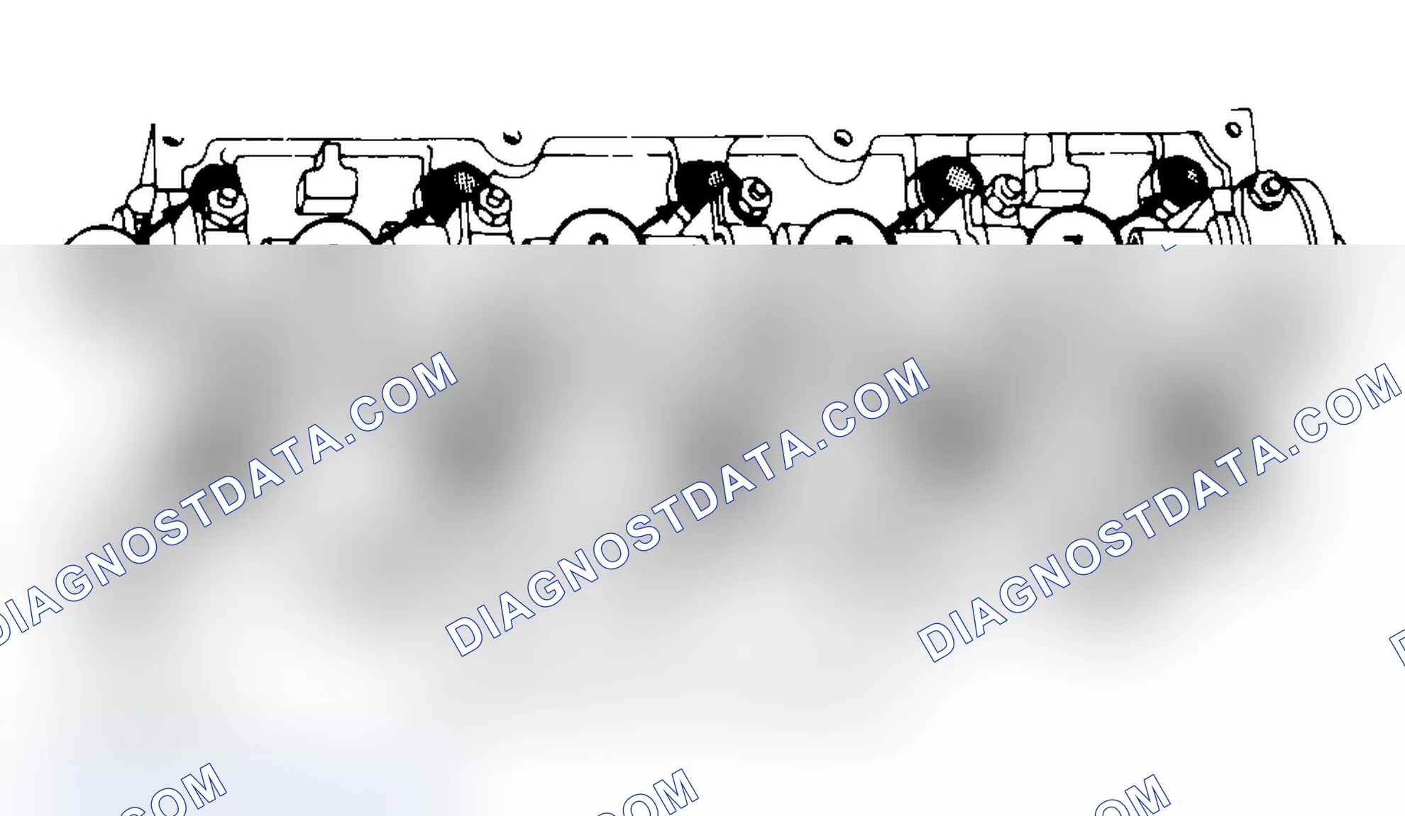 Scheme 3: Typical Cylinder Head Tightening or Loosening Sequence