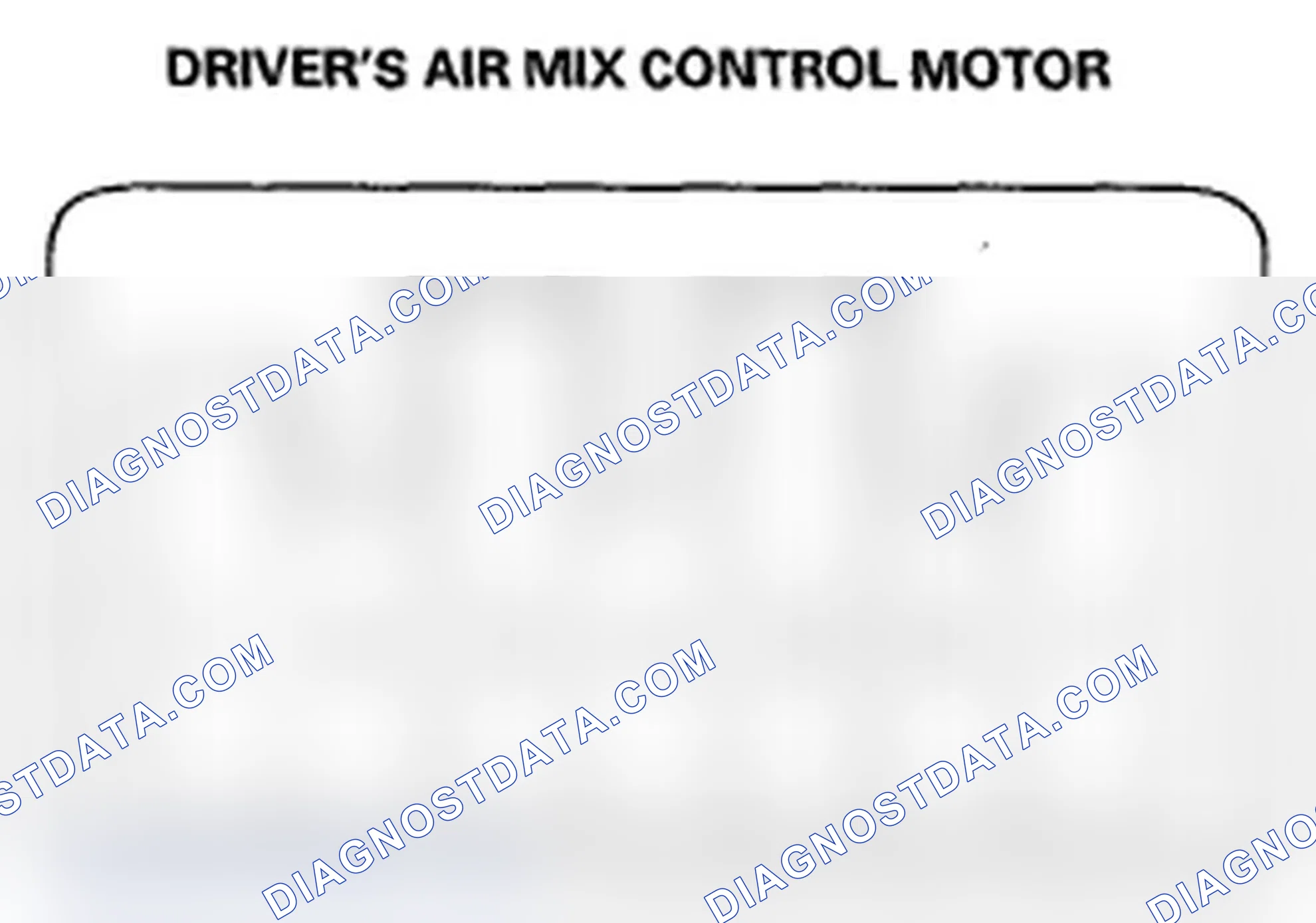 Scheme 172: Driver's Air Mix Control Motor Test
