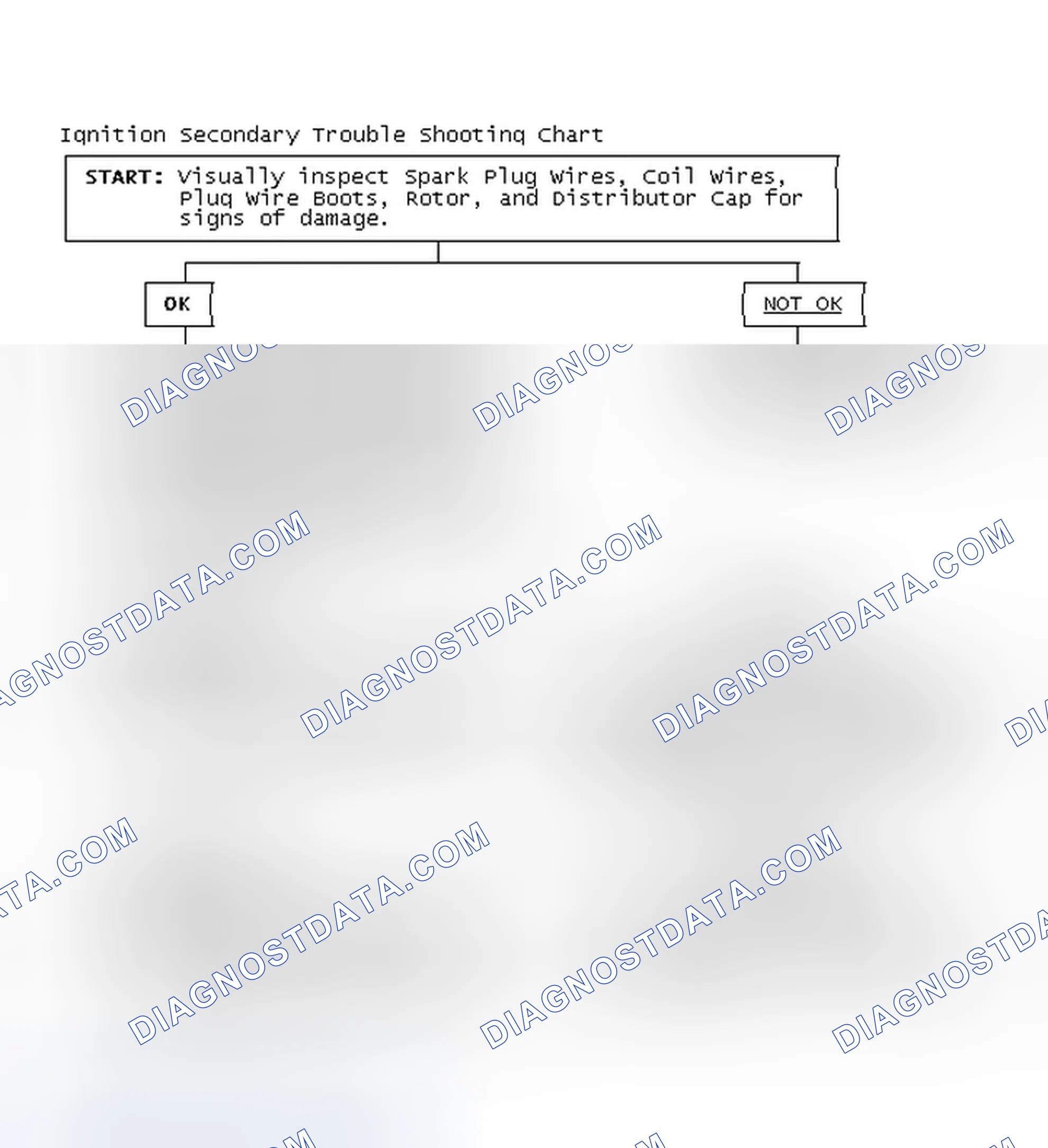 Scheme 1: Ignition Secondary Trouble Shooting Chart