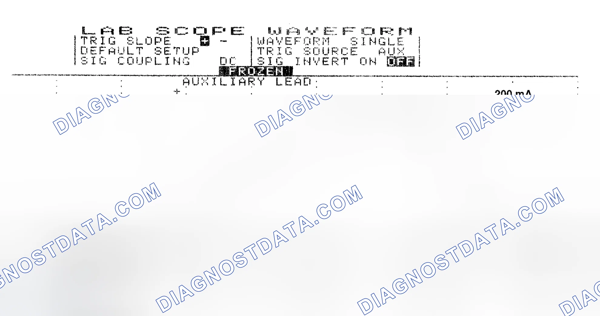 Scheme 13: Single Injector w/Normal Current Flow - Current Pattern