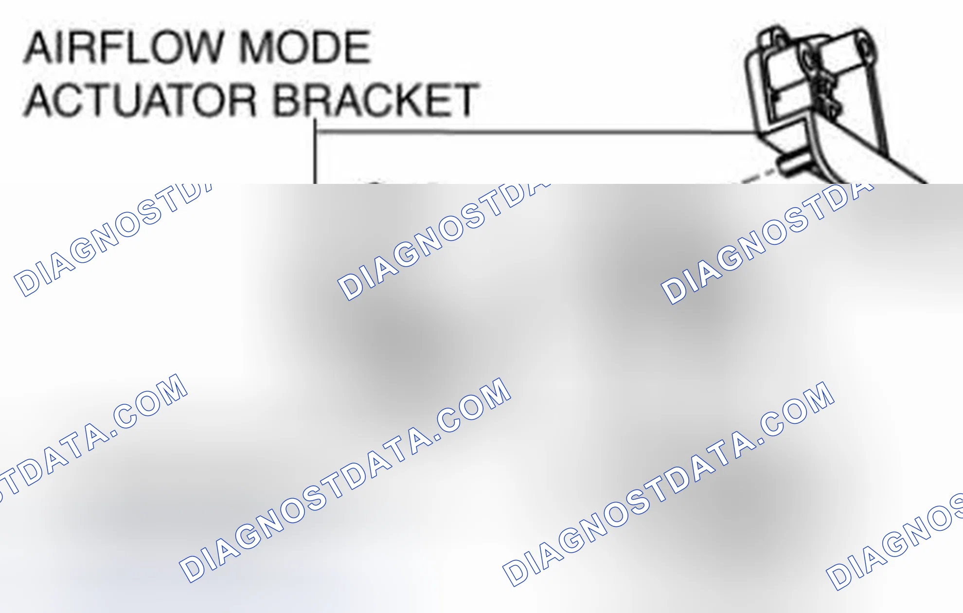 Scheme 13: Airflow Mode Actuator Disassemble Note
