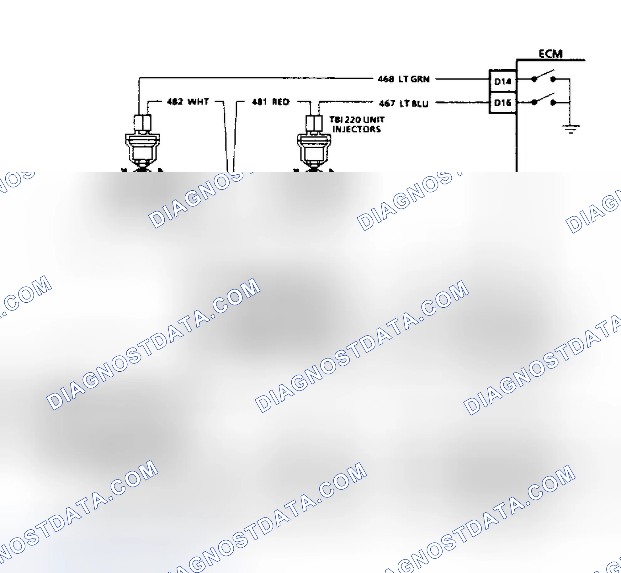 Scheme 119: Code 42 Schematic (4.3L Turbo) Electronic Spark Timing