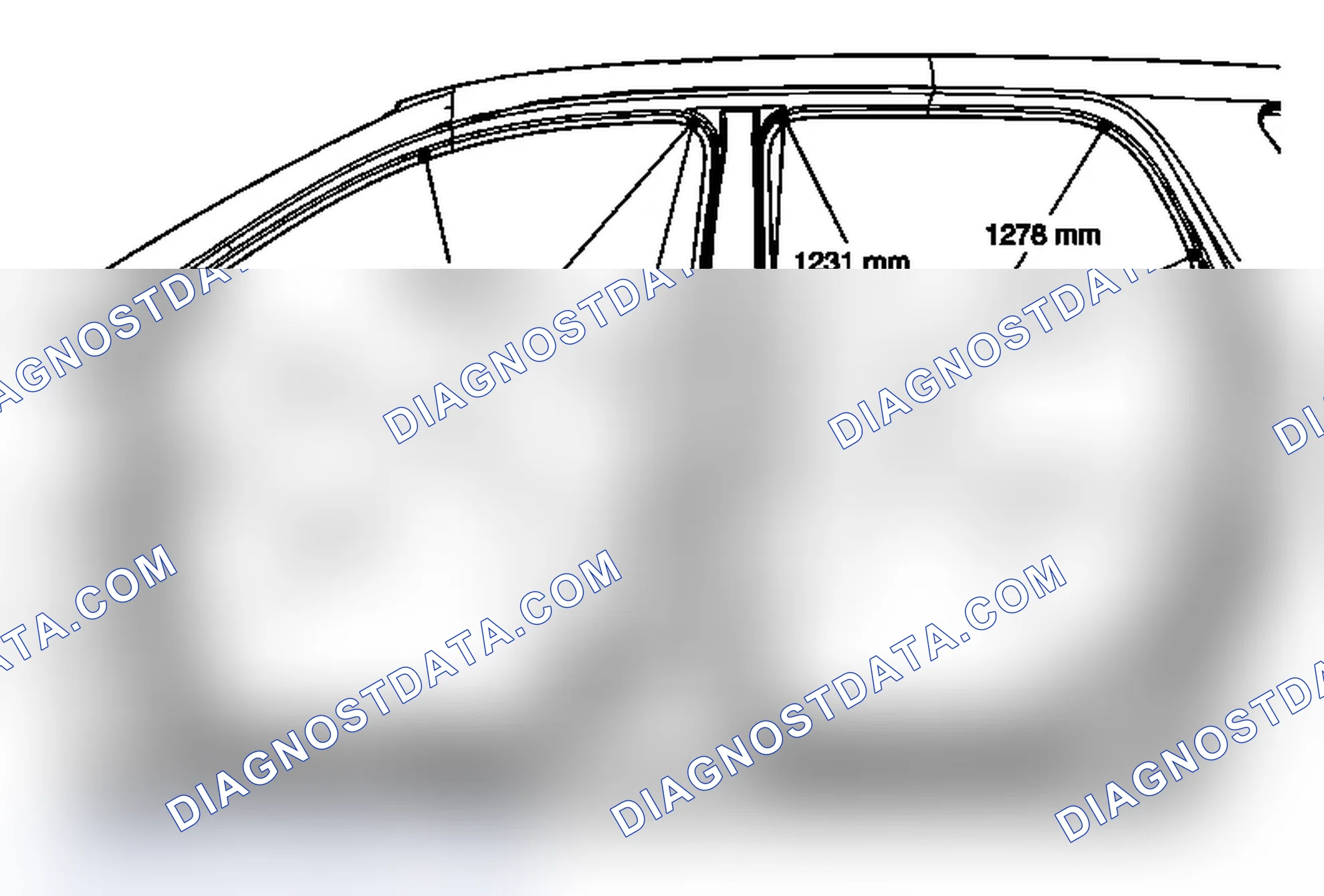 Scheme 74: Body Side Opening Dimensions
