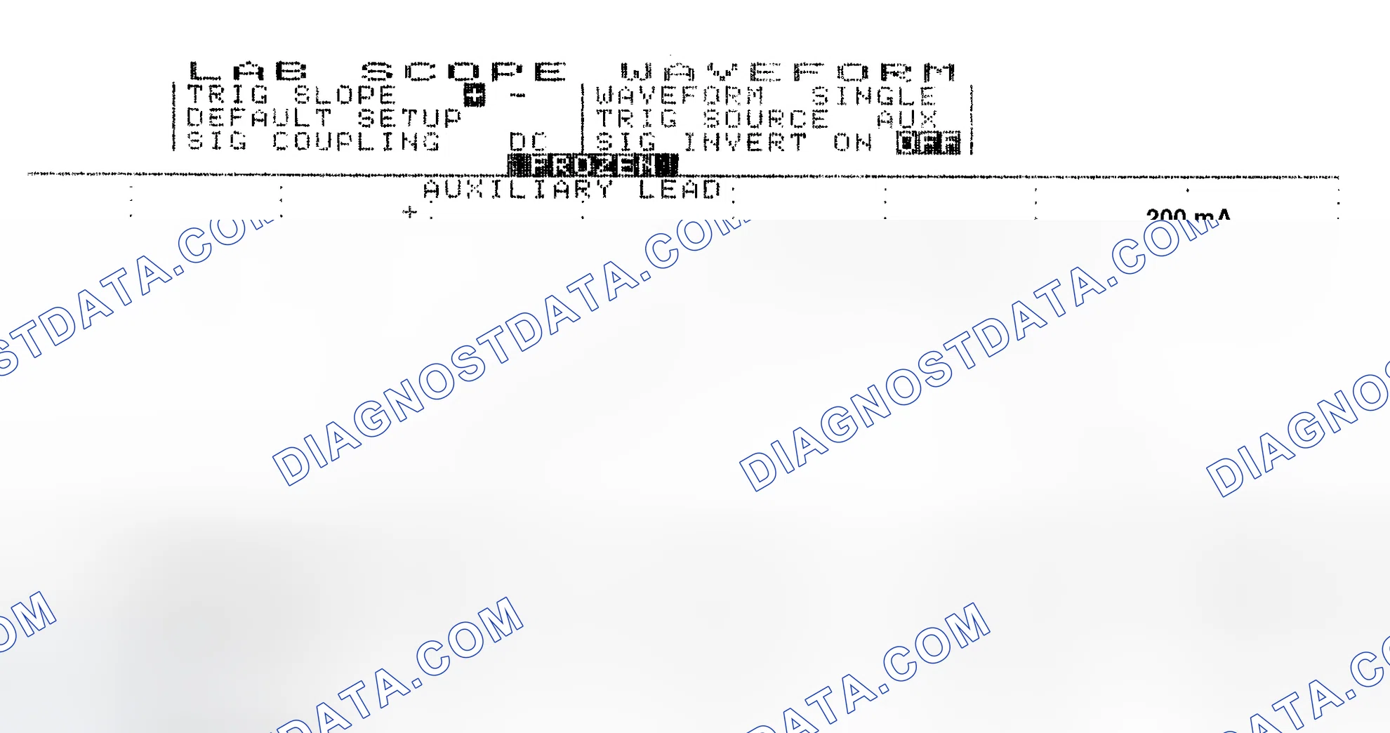 Scheme 13: Single Injector w/Normal Current Flow - Current Pattern