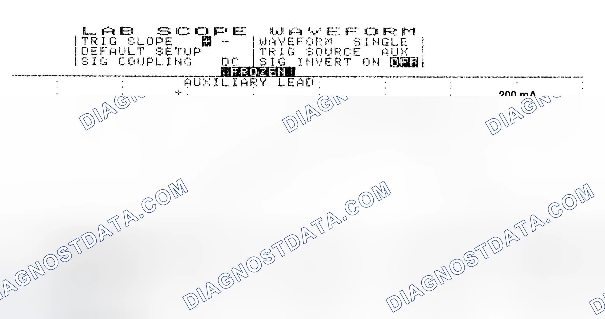 Scheme 13: Single Injector w/Normal Current Flow - Current Pattern