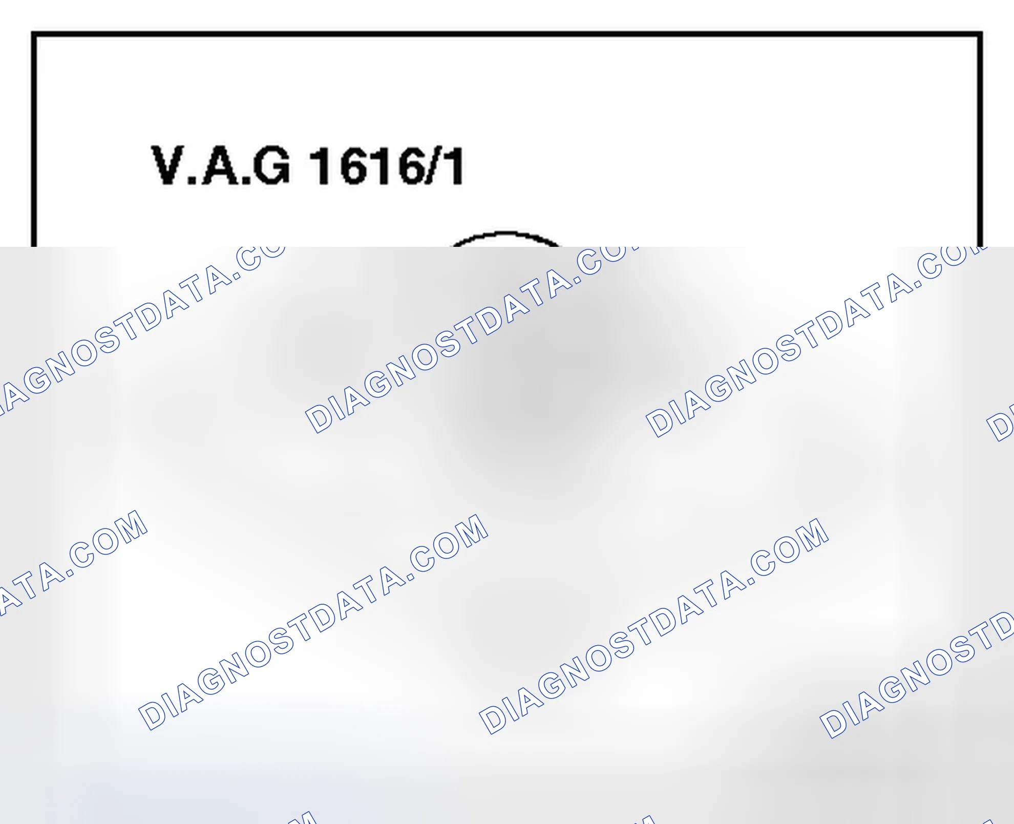 Scheme 229: Puller -V. A. G 1616/1- (for Sanden A/C compressors)