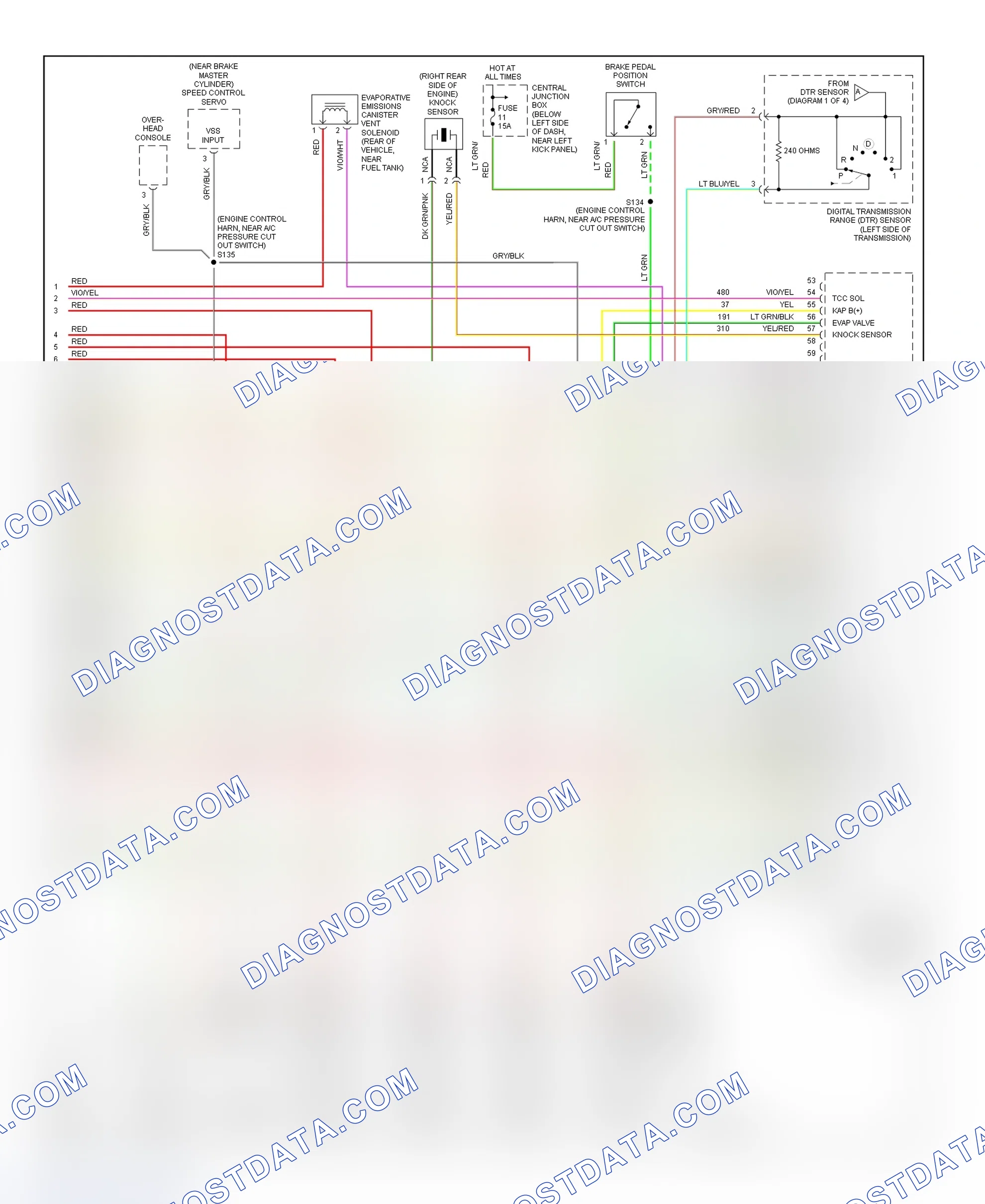 Scheme 27: PCM Wiring Diagram (Econoline - E150 & E250 - 4.2L - 4 Of 4)