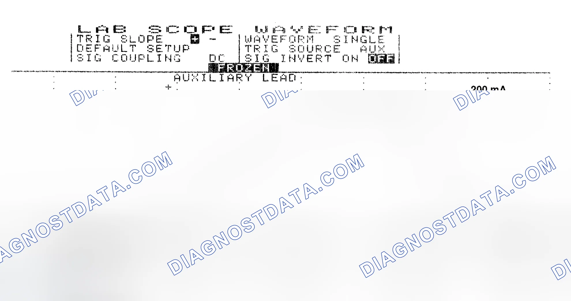 Scheme 13: Single Injector w/Normal Current Flow - Current Pattern