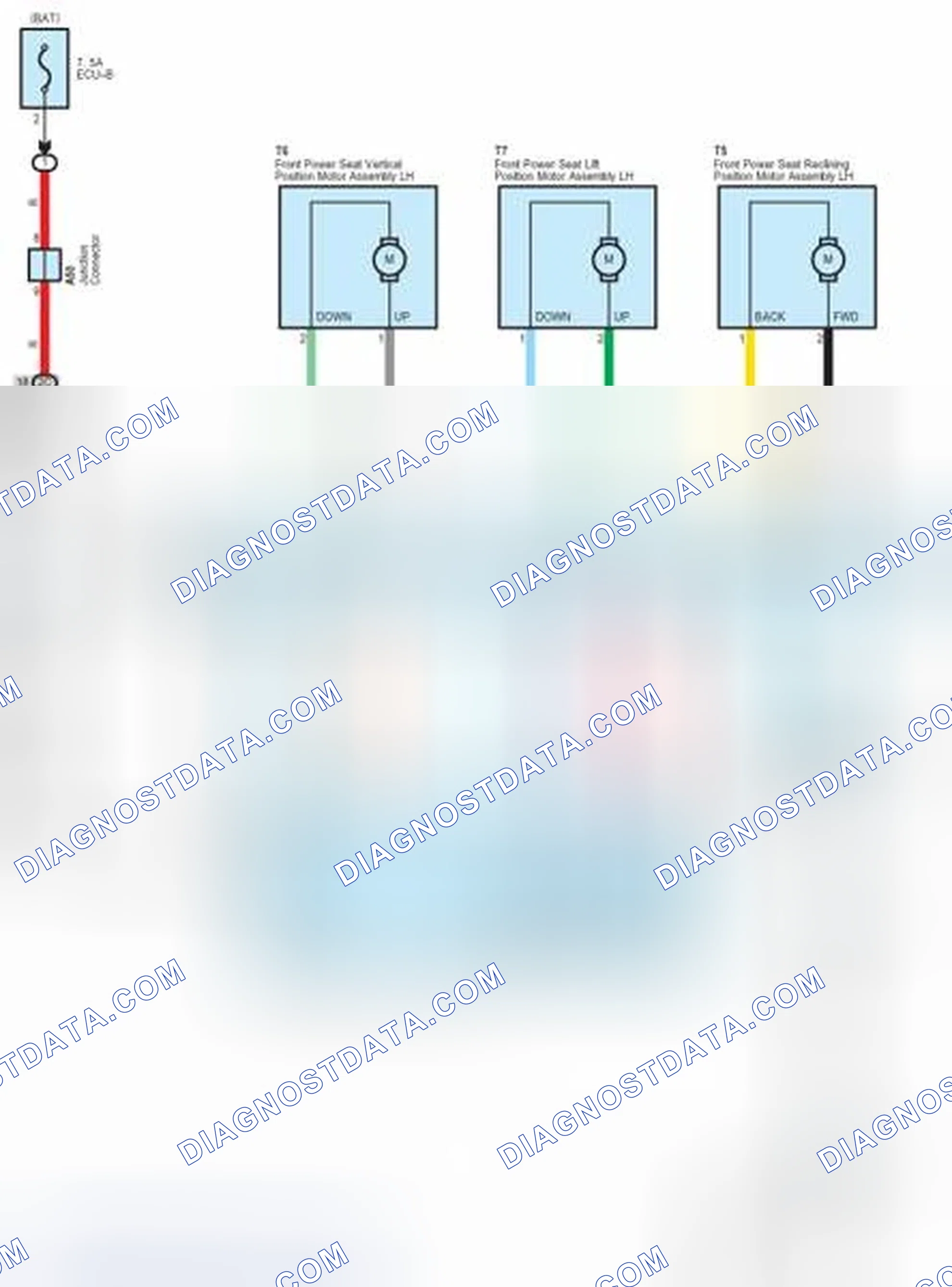 Scheme 337: Power Seat (Driver's Seat w/ Seat Position Memory)