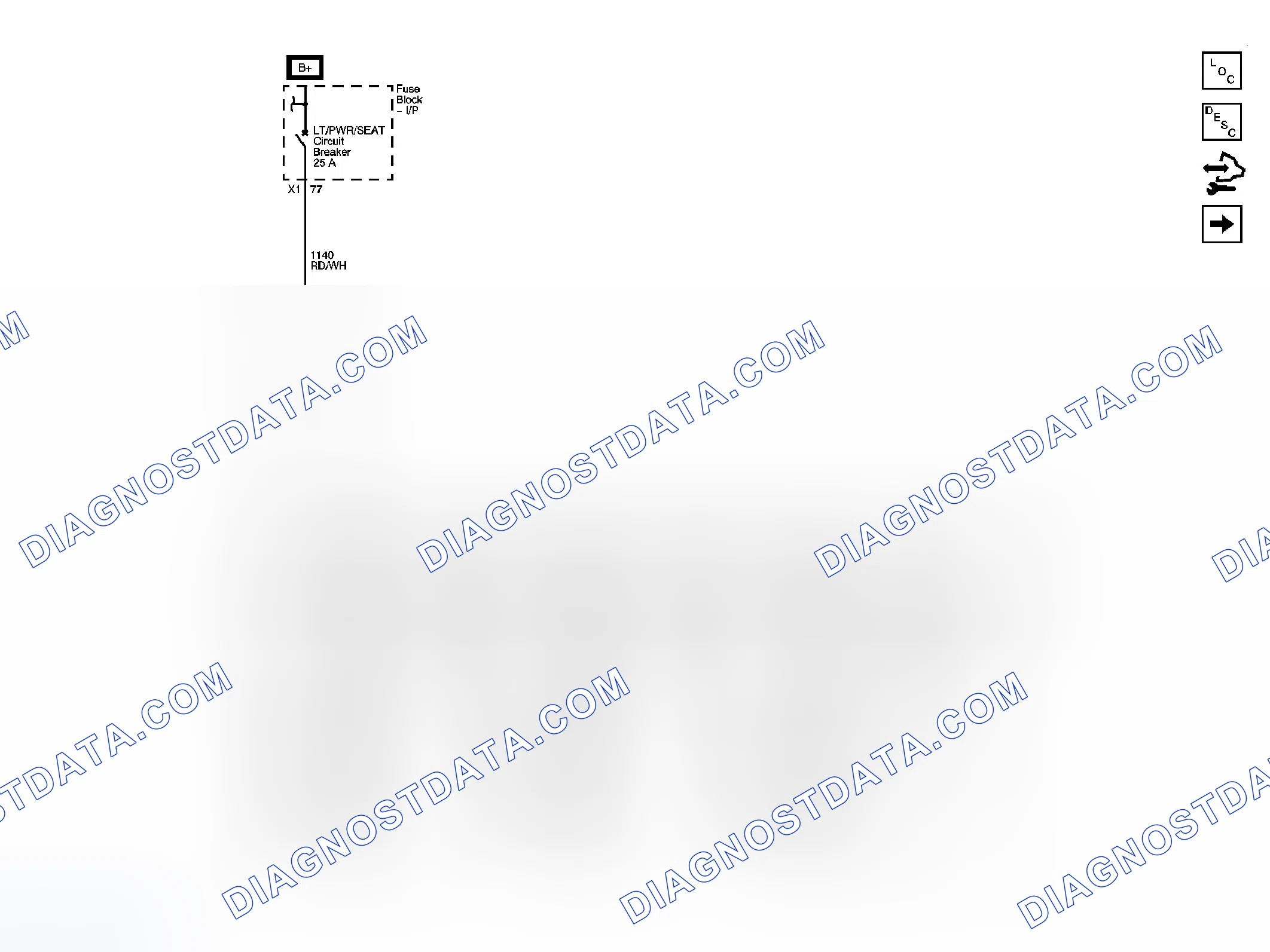 Scheme 114: Driver Seat Schematics