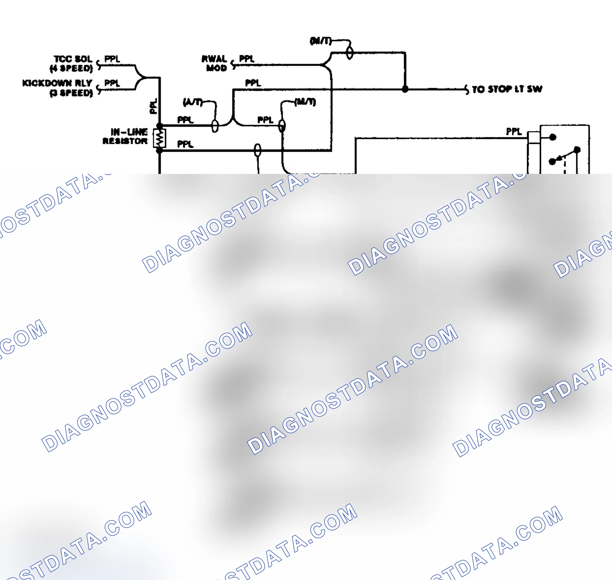 Scheme 3: Transfer Case Circuit (1989)