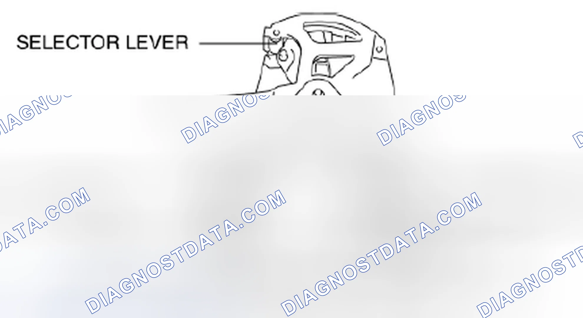 Scheme 642: Selector lever installation note