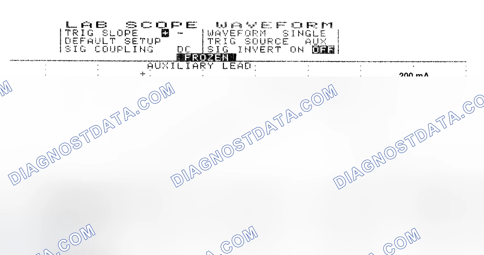 Scheme 13: Single Injector w/Normal Current Flow - Current Pattern