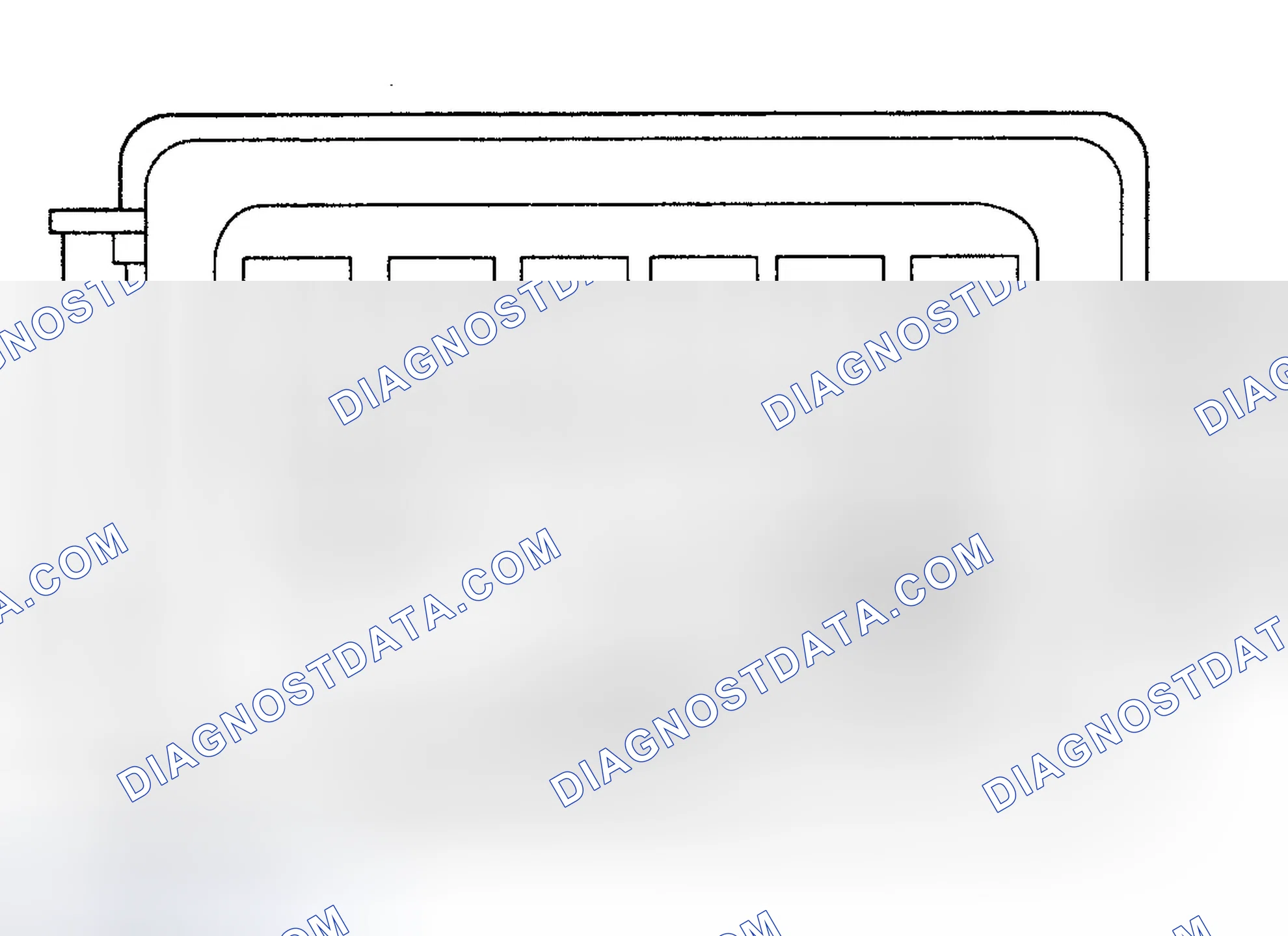 Scheme 3: ENGINE COMPARTMENT FUSE PANEL IDENTIFICATION - SEDAN/WAGON