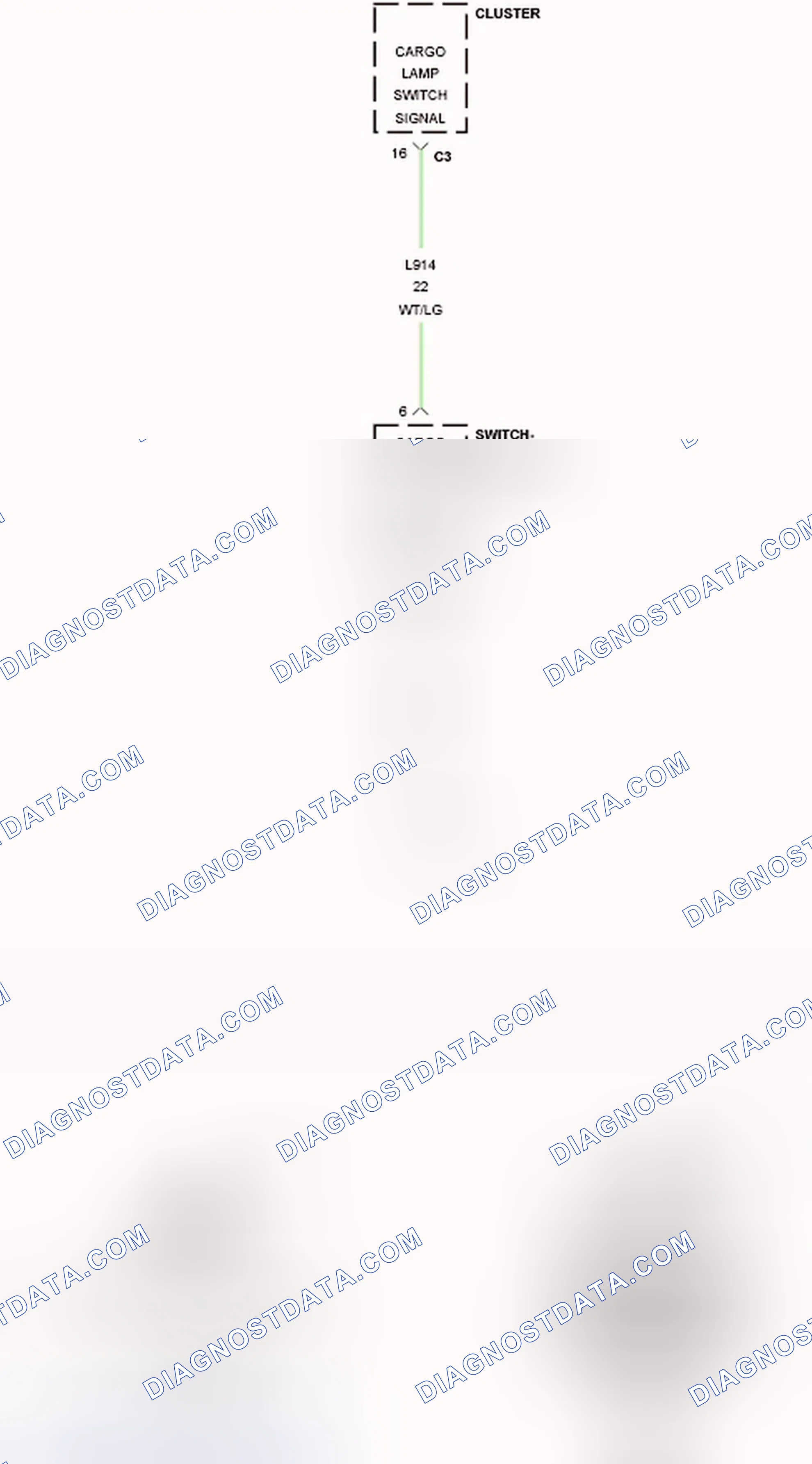 Scheme 5: B169C-CARGO LAMP SWITCH STUCK