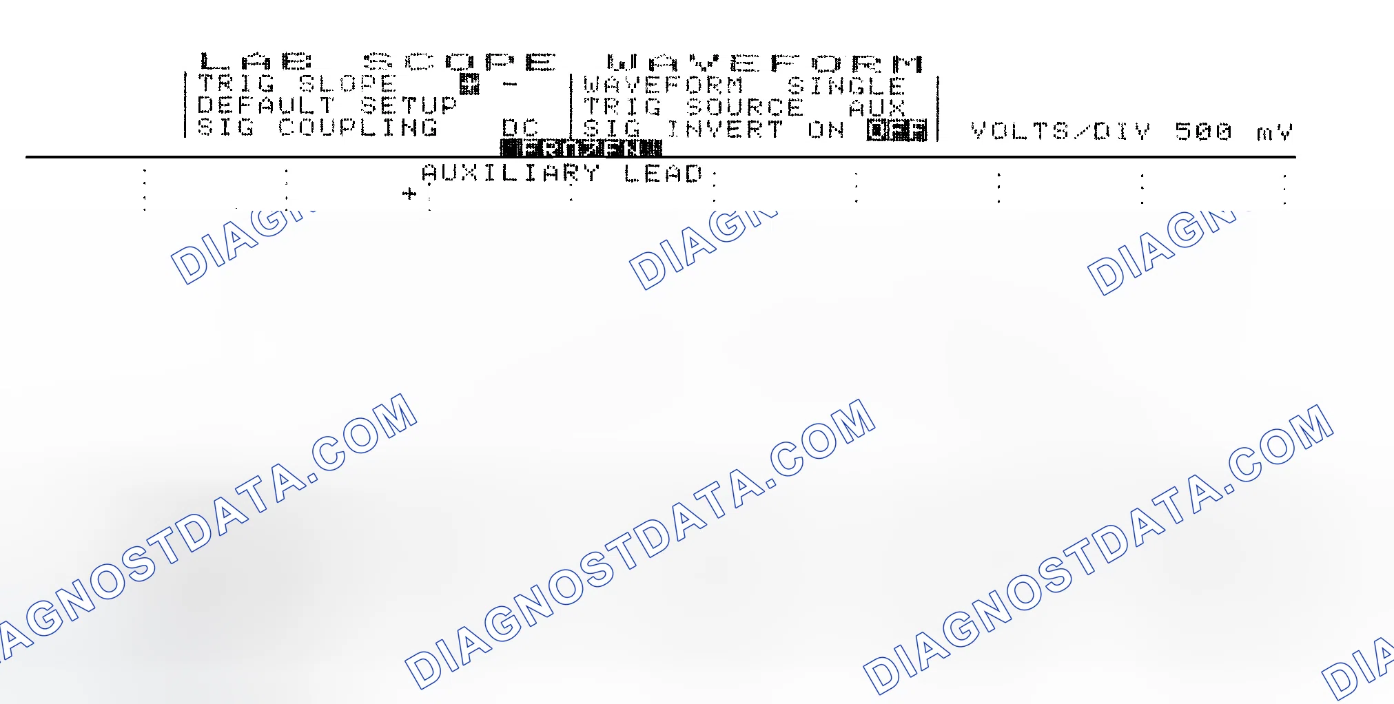 Scheme 14: Single Injector w/Excessive Current Flow - Current Pattern