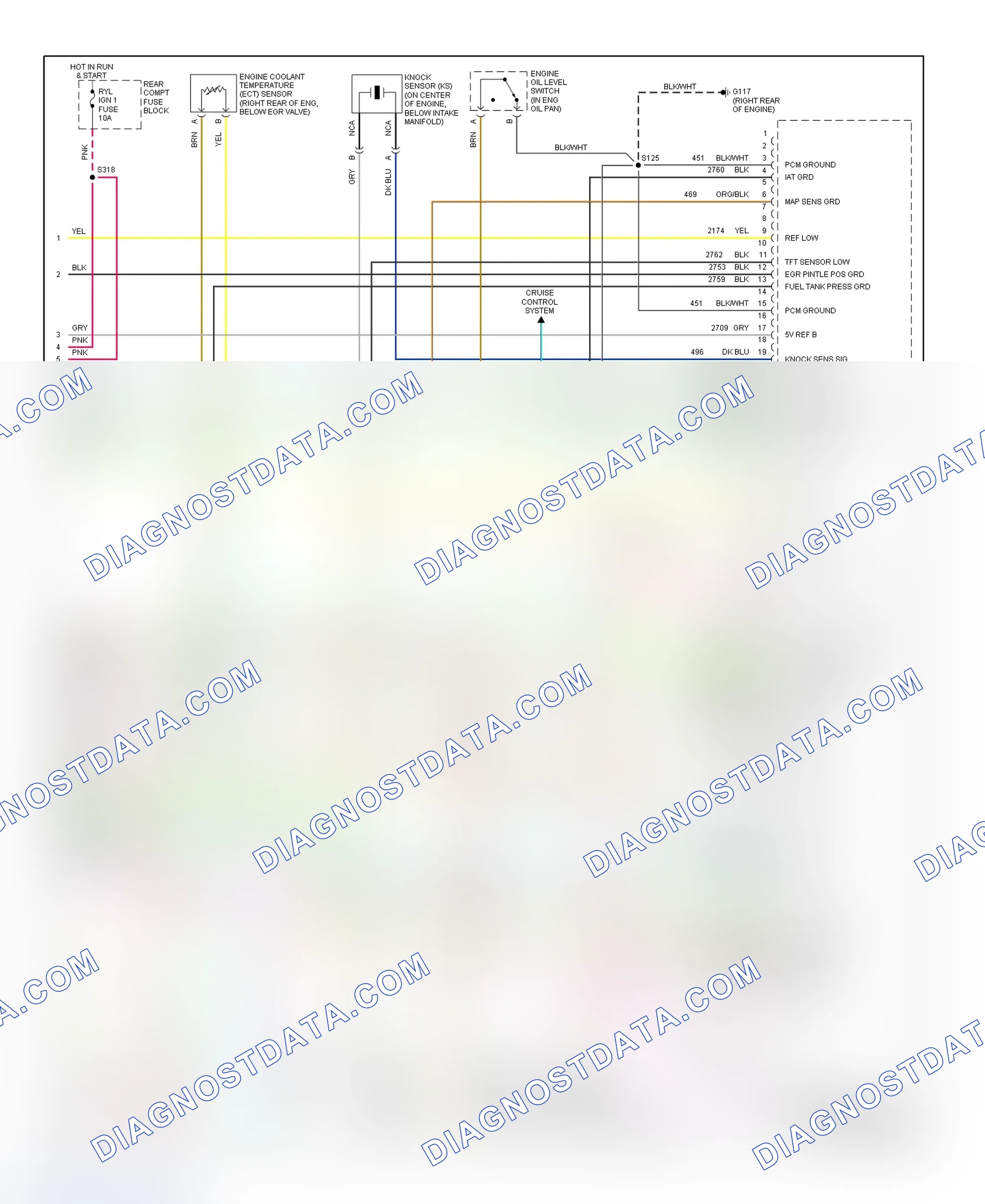 Scheme 82: PCM Wiring Diagram (Eldorado - 4.6L - 4 Of 4)