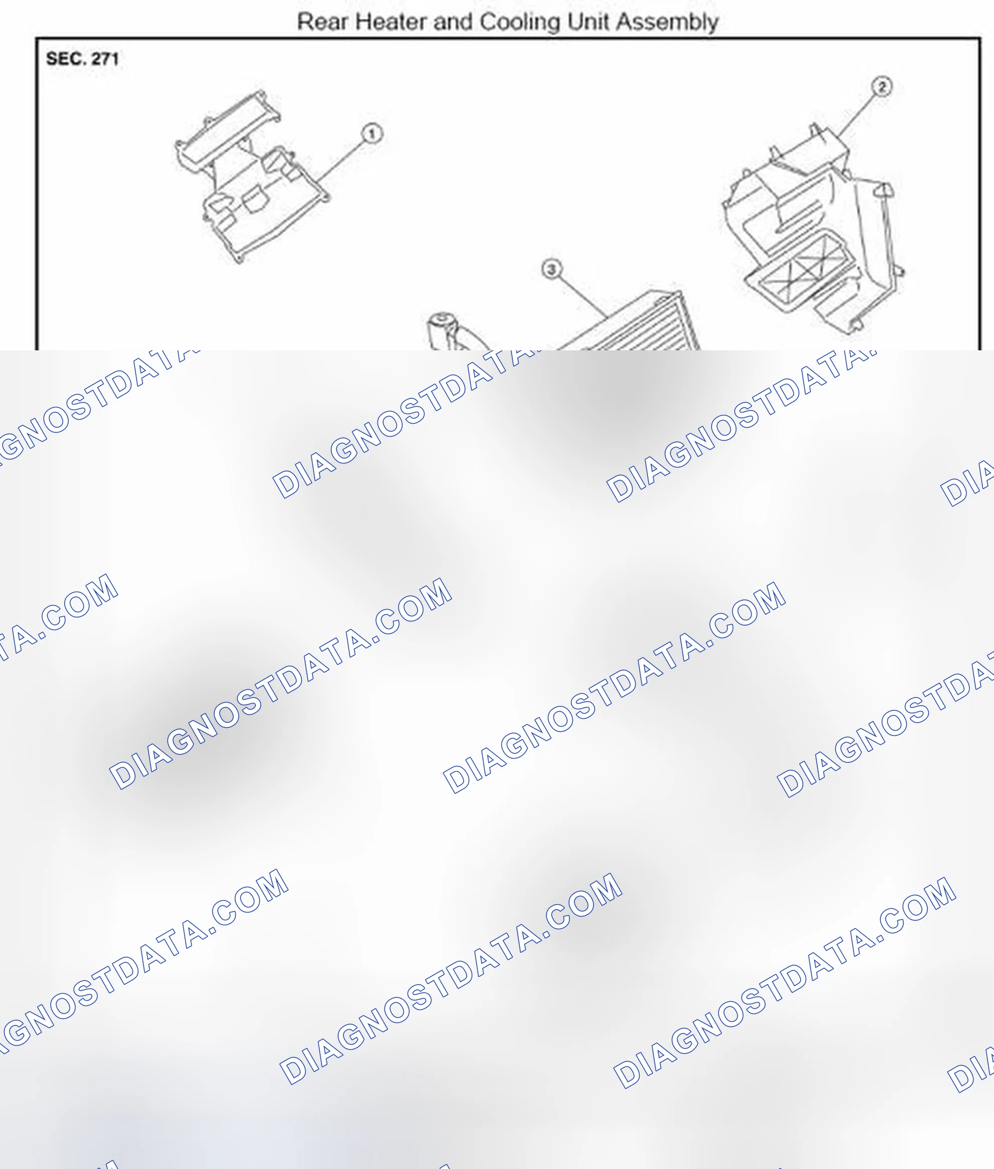 Scheme 211: Removal and Installation for Rear Evaporator