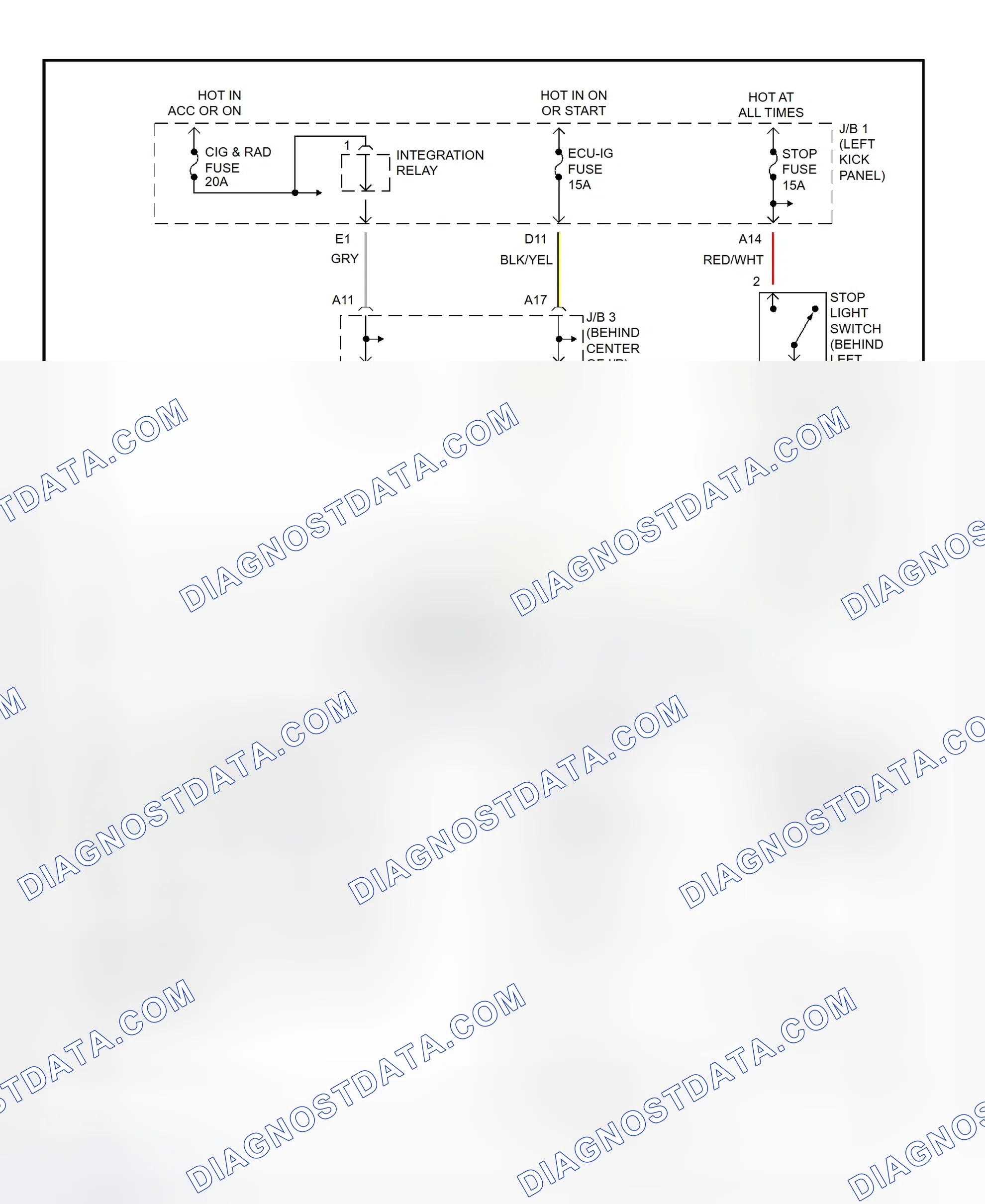 Scheme 13: Shift Interlock System Wiring Diagram (1995-96 Corolla)