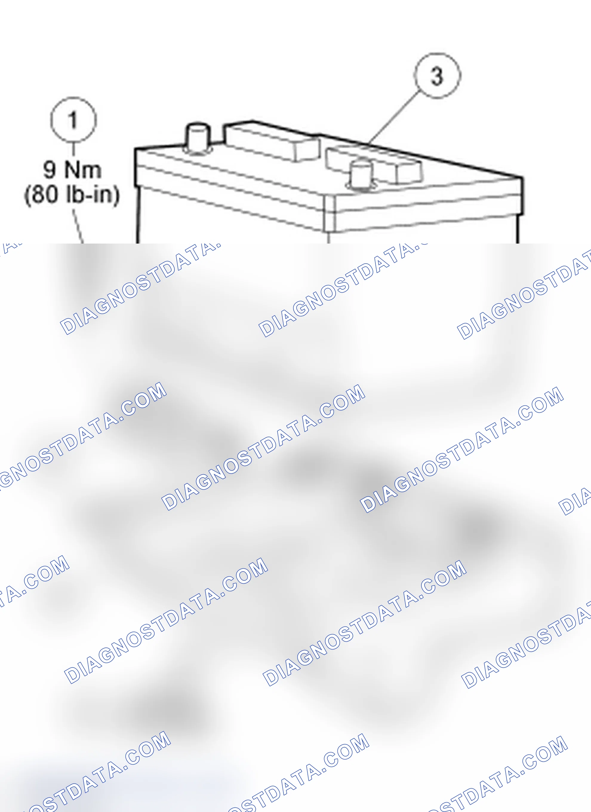 Scheme 2: Battery and Battery Tray - Exploded View