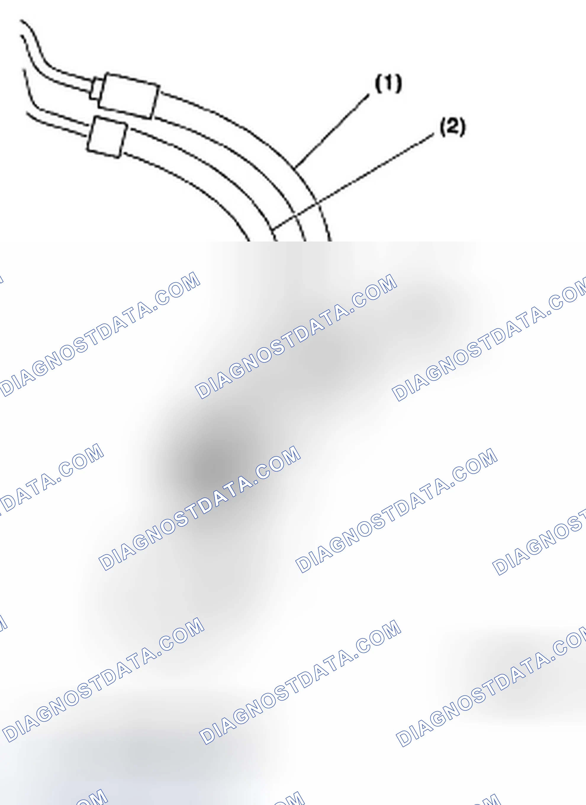 Fig. 108: Identifying Pressure Hose And Return Hose Of Oil Pump